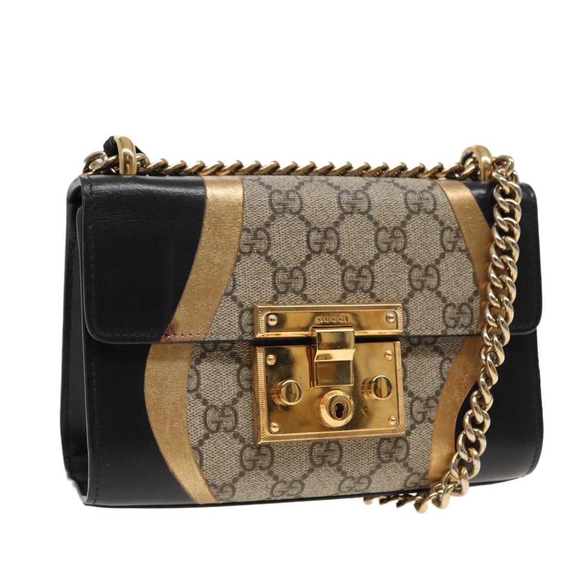 Gucci Padlock Beige Leather Shoulder Bag (Pre-Owned) Size ONE SIZE - 1 Thumbnail
