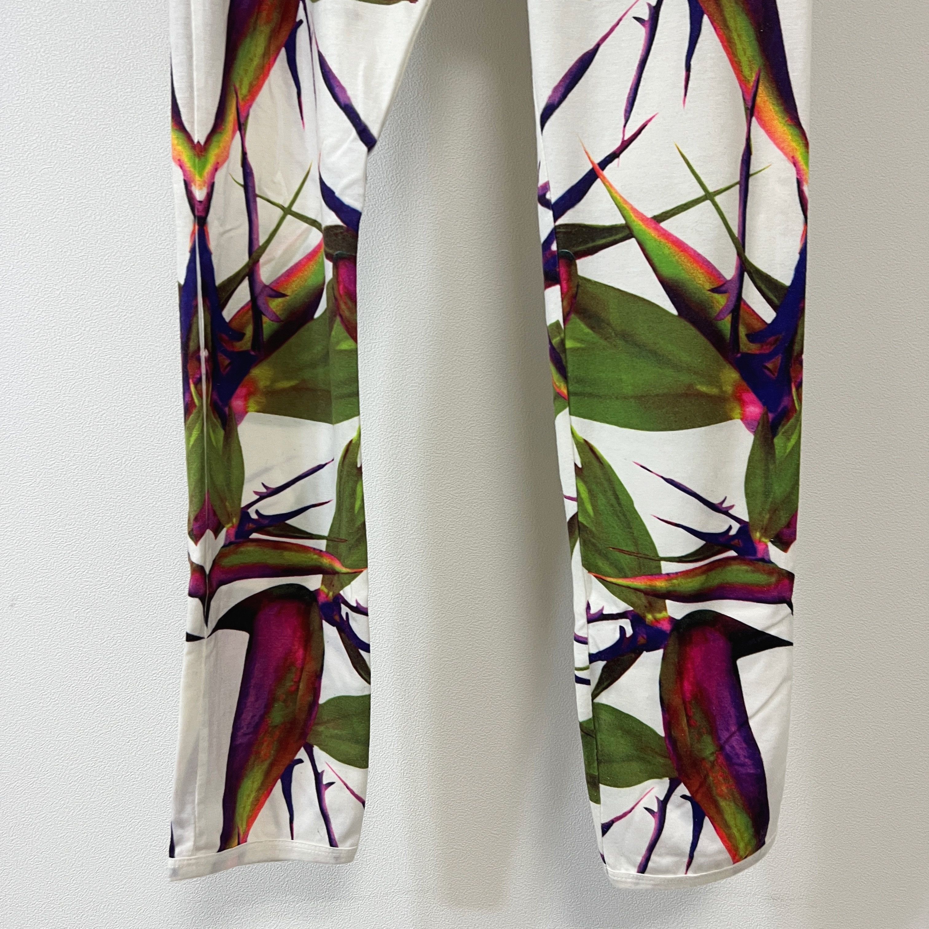 Givenchy GIVENCHY 12SS Birds of Paradise Leggings White Size 30" / US 8 / IT 44 - 6 Thumbnail
