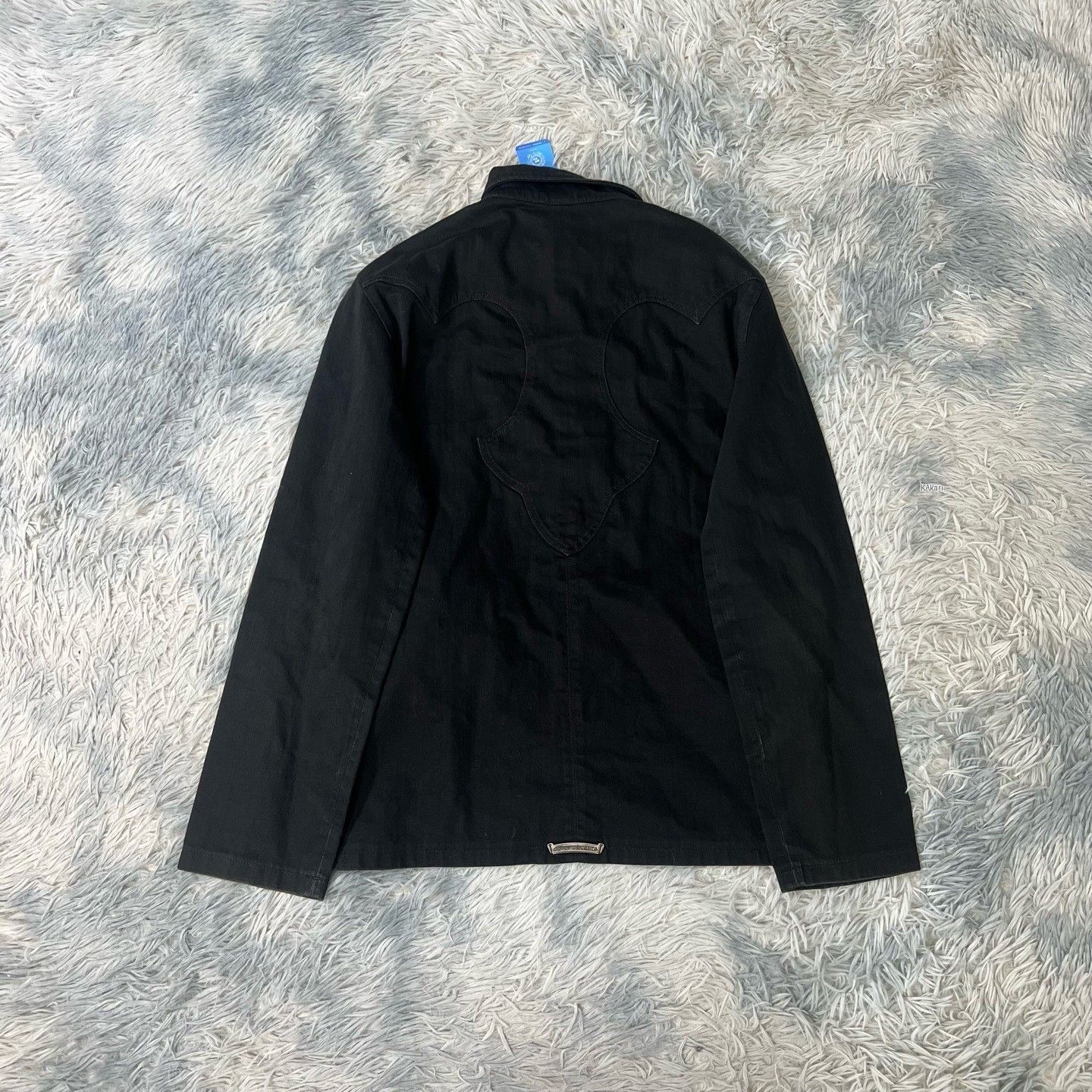 Chrome Hearts Chrome Hearts Silver Zipper Denim Jacket Size US M / EU 48-50 / 2 - 2 Thumbnail