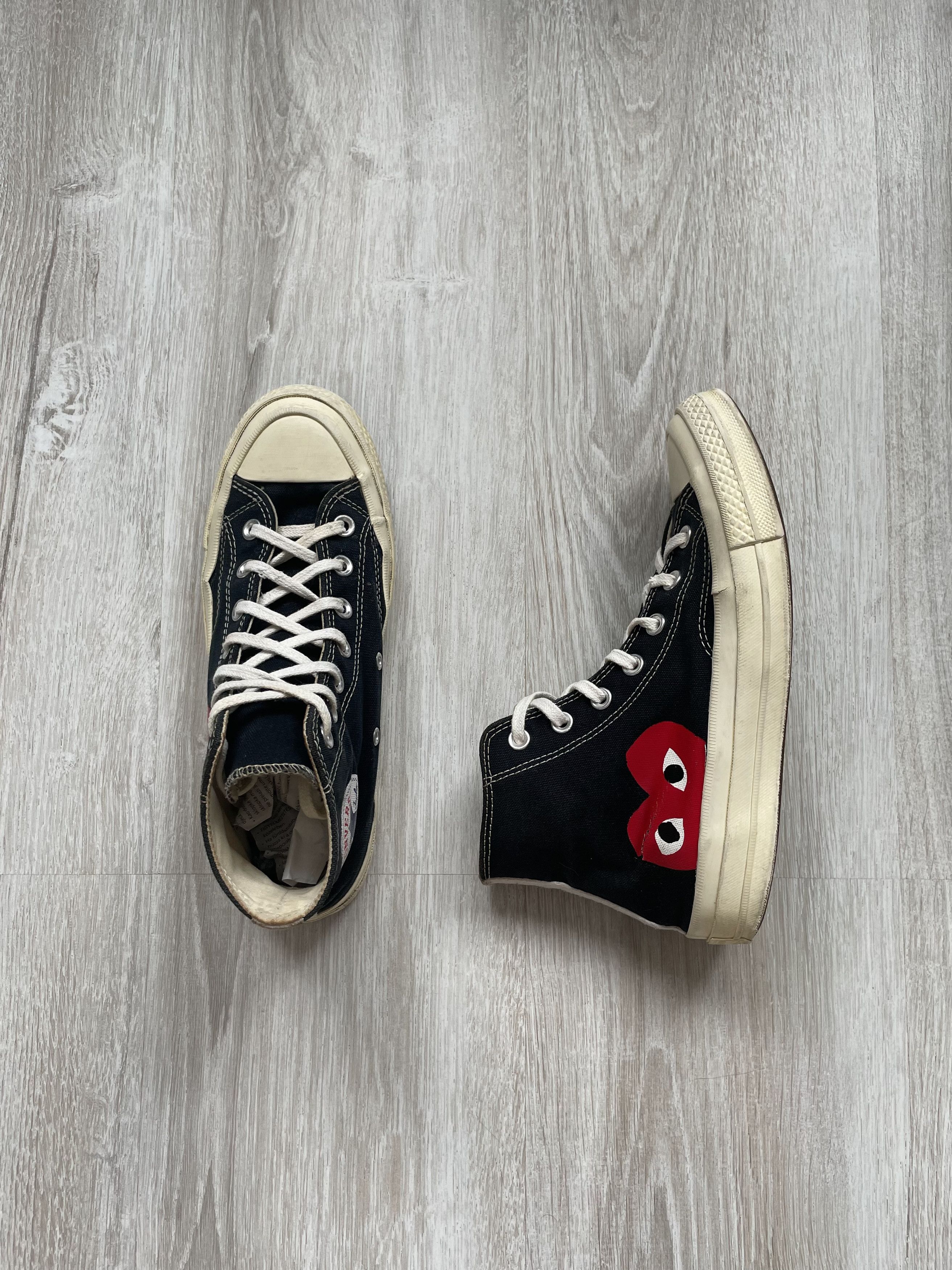 Comme des Garcons Converse Chuck Taylor x Comme des Garçons PLAY Size US 6 / EU 39 - 3 Thumbnail