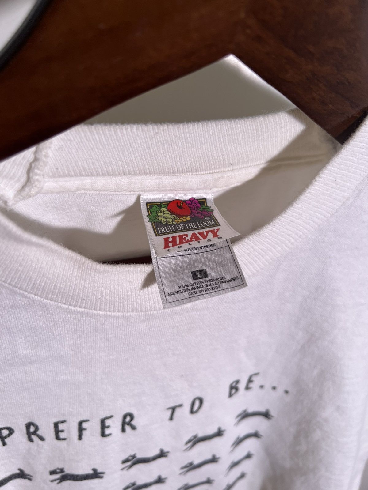 Vintage 90’s 2000’s Y2K VTG Vintage I Prefer The Company of Dogs Tee Size US L / EU 52-54 / 3 - 10 Thumbnail
