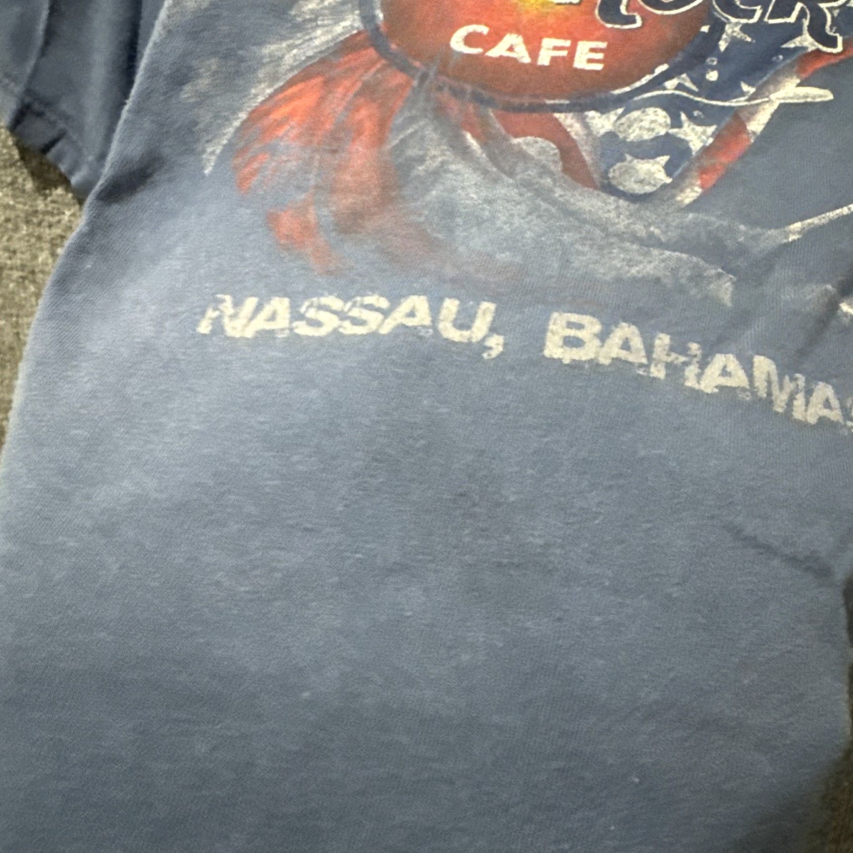 Hard Rock Cafe VINTAGE Hard Rock Cafe Nassau Bahamas Eagle Blue Men’s T-Shirt 2XL HTF - 00’s, Pre-owned, Mens, Blue, T-Shirt Size US XXL / EU 58 / 5 - 3 Thumbnail
