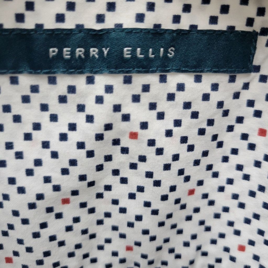 Perry Ellis Perry Ellis Men's Button-Up Short Sleeves Shirt Large Size US L / EU 52-54 / 3 - 6 Thumbnail