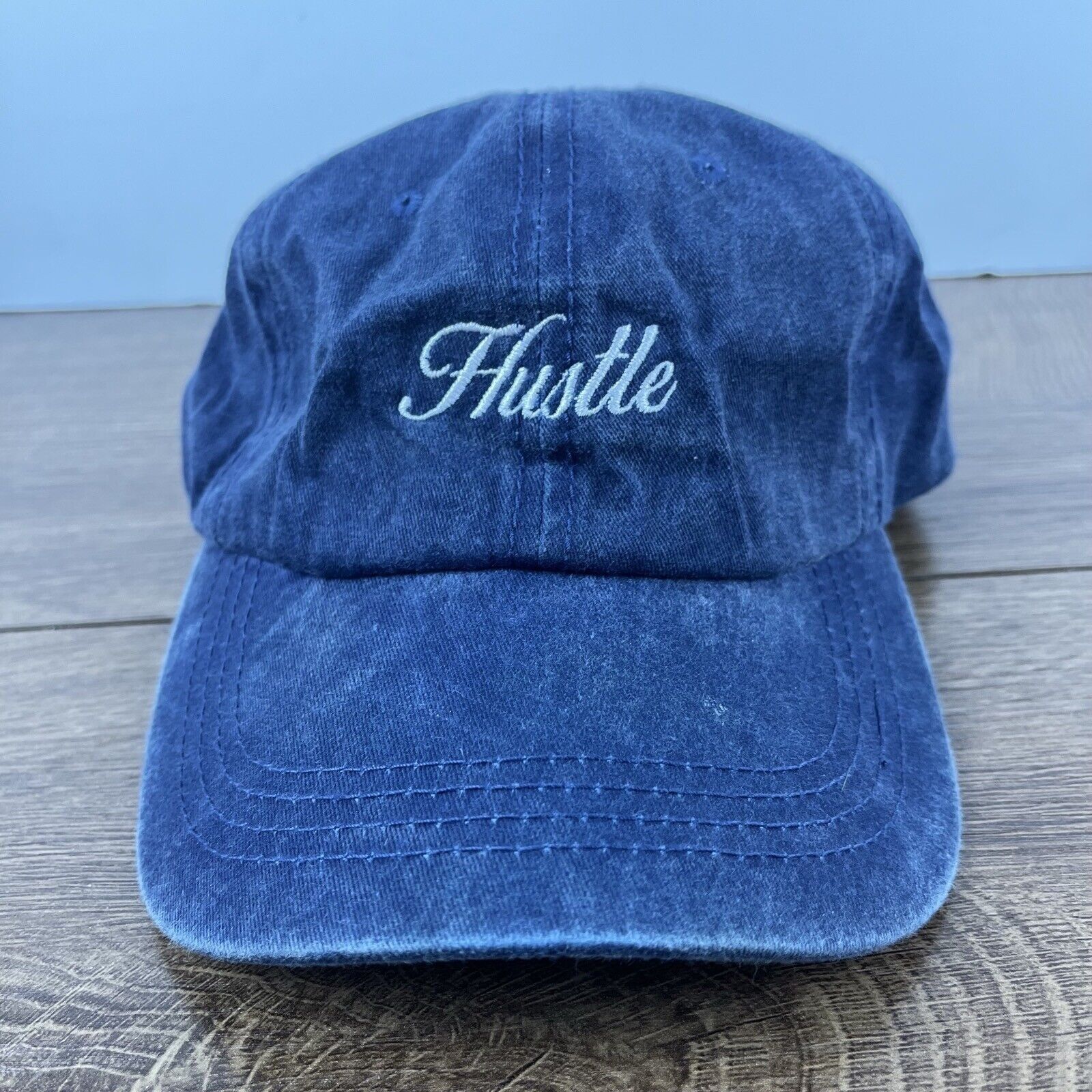 Other Hustle Hat Blue Hustle Adjustable Hat Blue Adjustable Hat Bl Size ONE SIZE - 1 Thumbnail