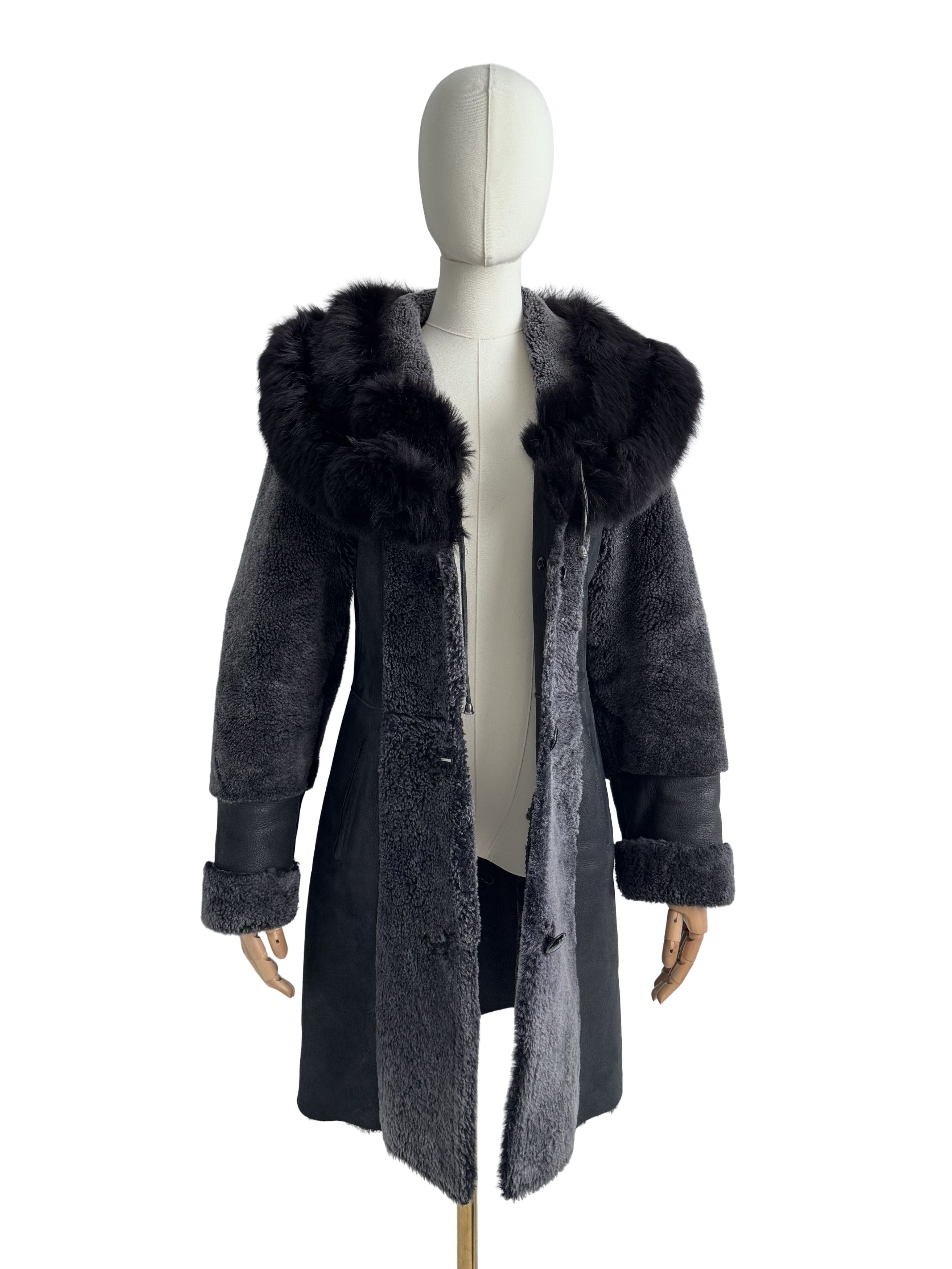 Vintage Vintage Real Sheepskin Coat Size S / US 4 / IT 40 - 3 Thumbnail