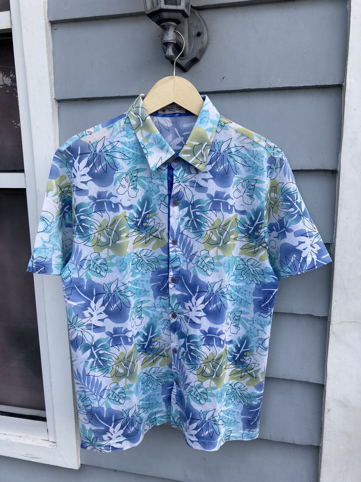 Vintage Vintage Beverly Hills Polo Club Floral Beach Luxury Designer Size US L / EU 52-54 / 3 - 1 Thumbnail