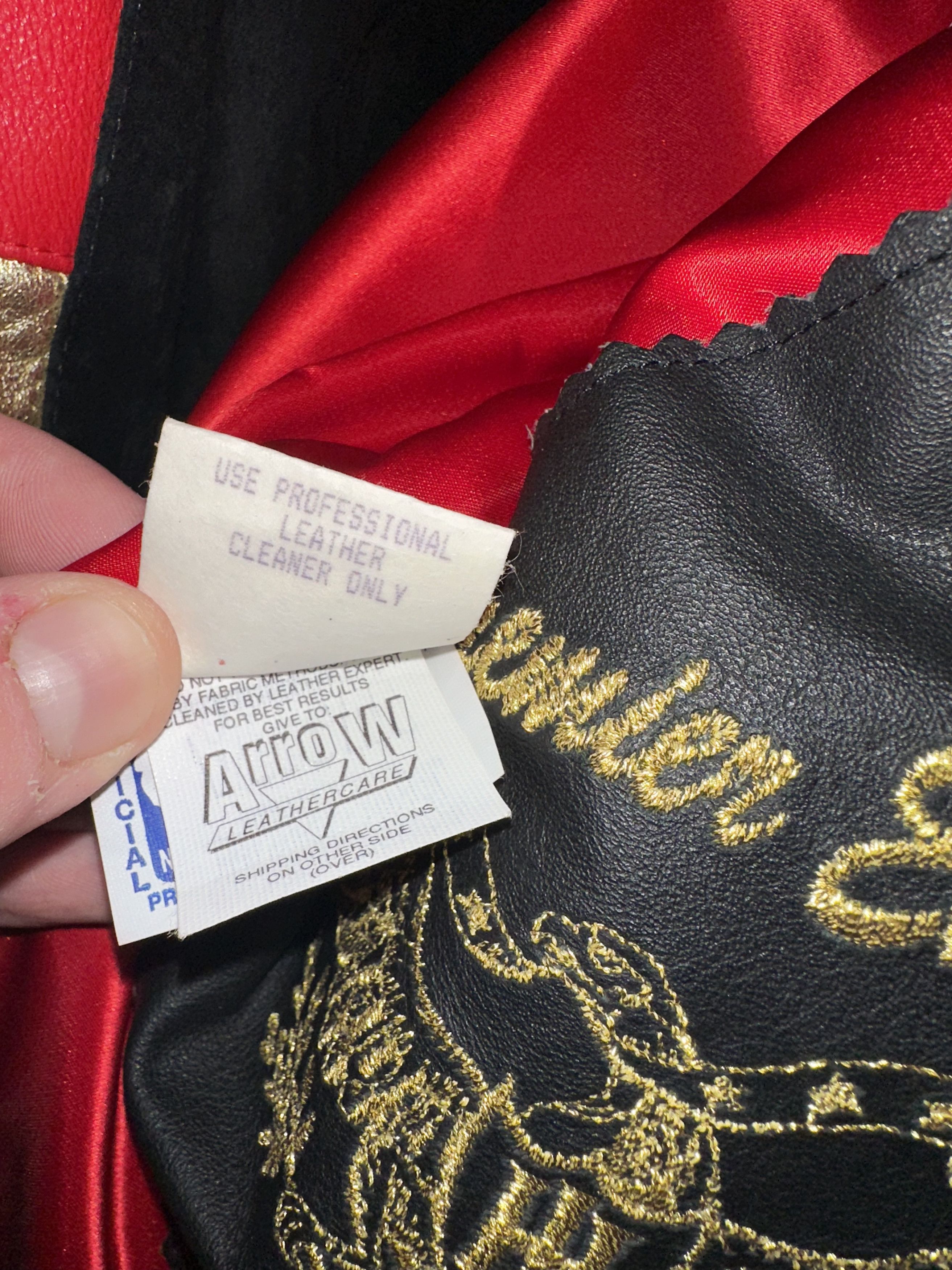 JH Design × Jeff Hamilton × NBA *NEW* Vintage JH Design *1996 CHICAGO BULLS* Leather Jacket Size US XL / EU 56 / 4 - 7 Thumbnail