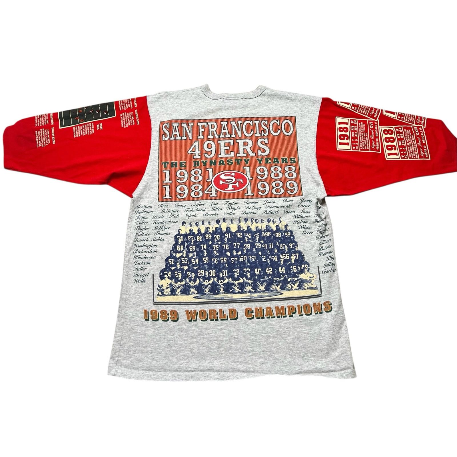 Vintage Vintage 1993 Long Gone NFL San Francisco 49ers Large USA Size US L / EU 52-54 / 3 - 1 Thumbnail