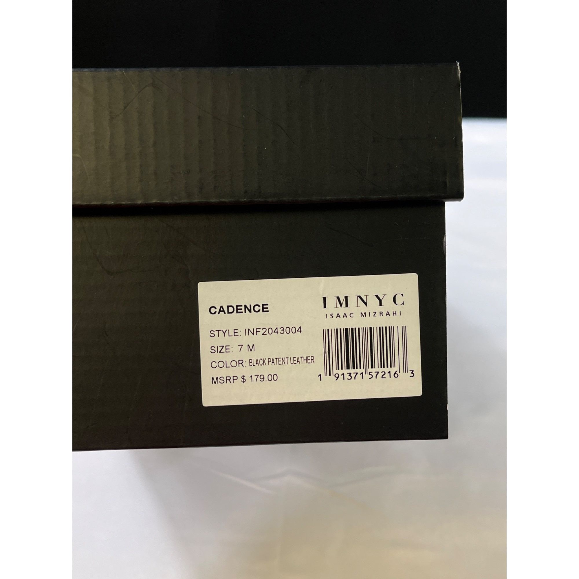 Isaac Mizrahi Isaac Mizrahi Womens Black Patent Leather Loafers With Velve Size US 7 / IT 37 - 9 Thumbnail