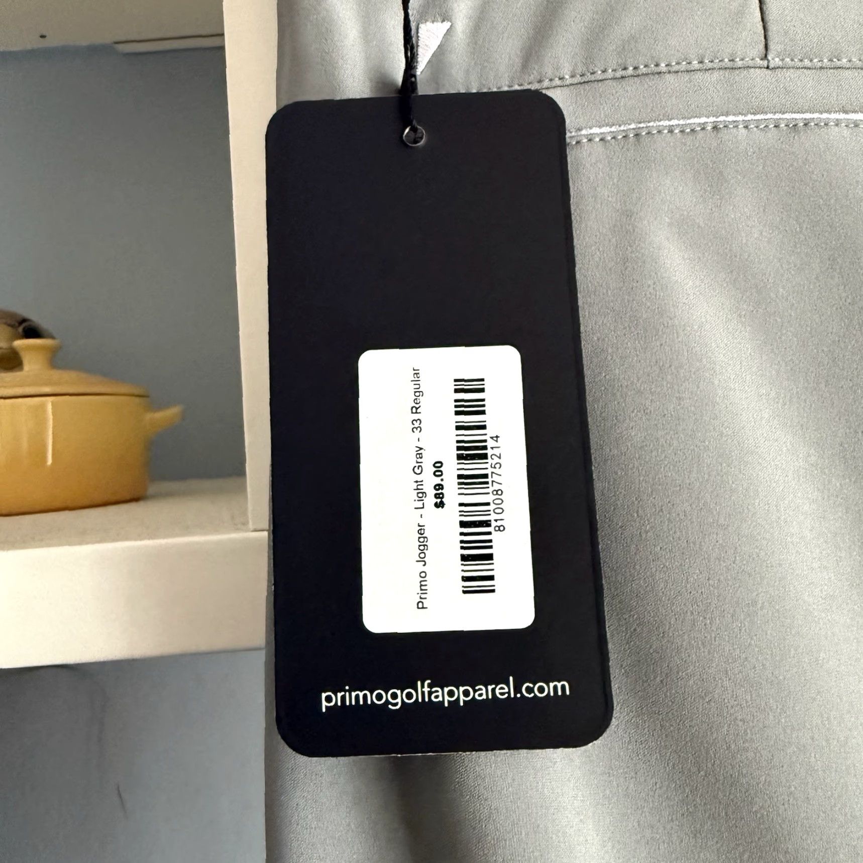 Vintage Primo Mens Light Grey Golf Jogger Pants Size 33 Regular Size US 33 - 7 Thumbnail