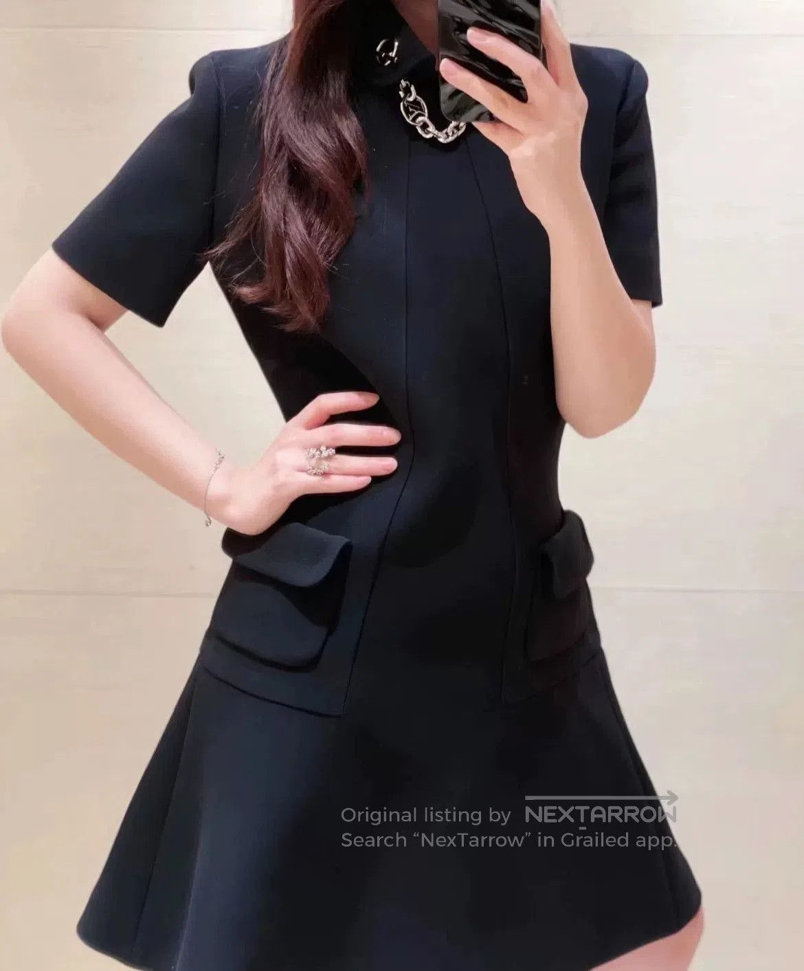 Louis Vuitton Louis Vuitton 25 New Chain Logo Dress. Size XS / US 0-2 / IT 36-38 - 2 Thumbnail