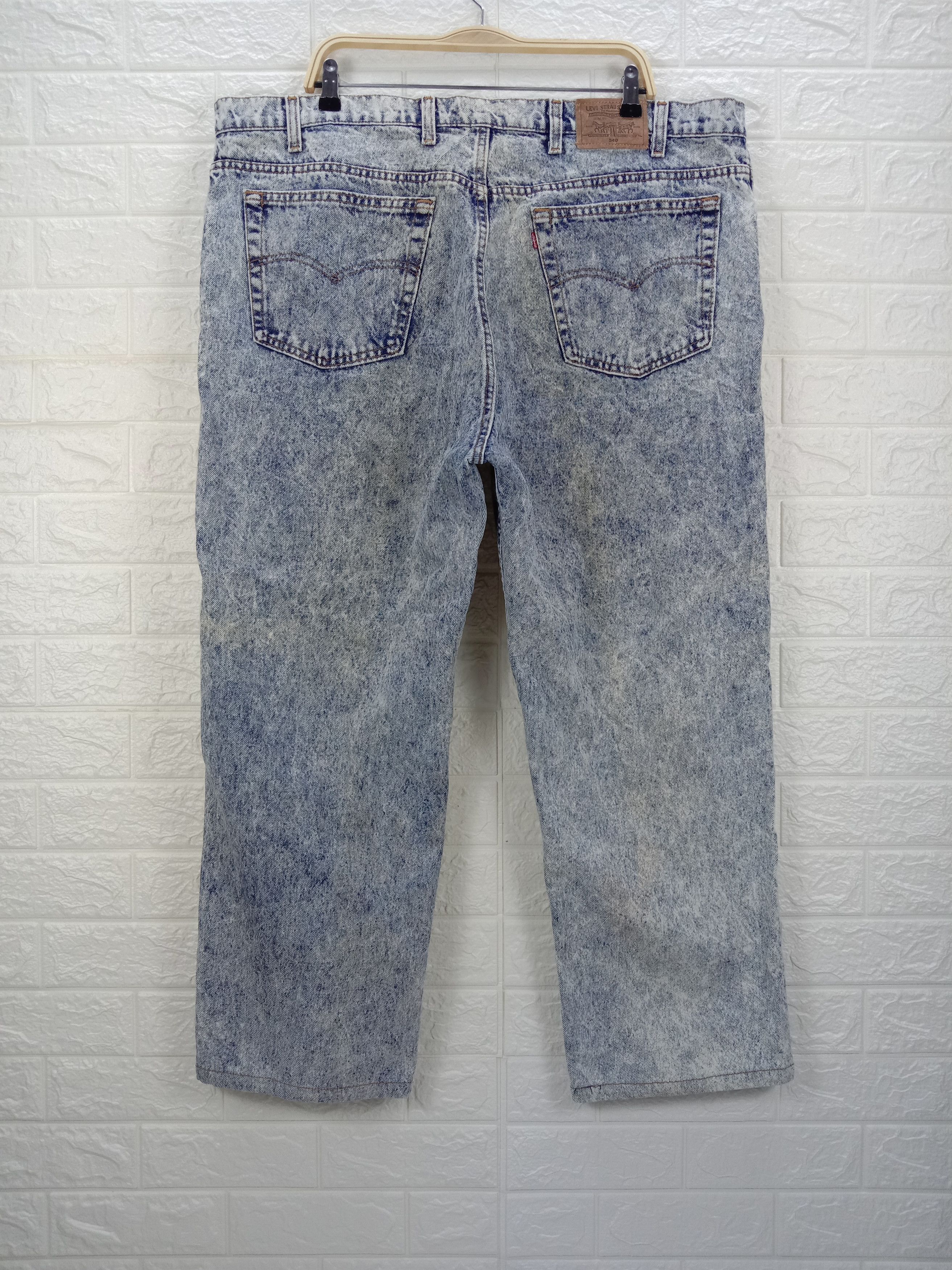 Levi's Vintage 90s Levi's 540 Acid Wash Jeans Oversized Denim Size US 44 / EU 60 - 5 Thumbnail
