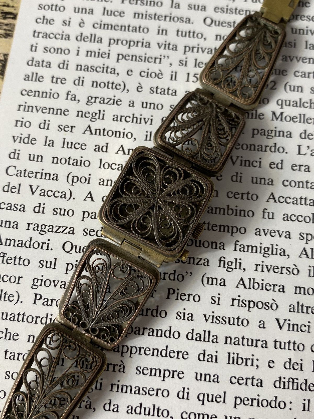Jewelry Vintage Rare Chaika Filigree Bracelet Watch Size ONE SIZE - 3 Thumbnail