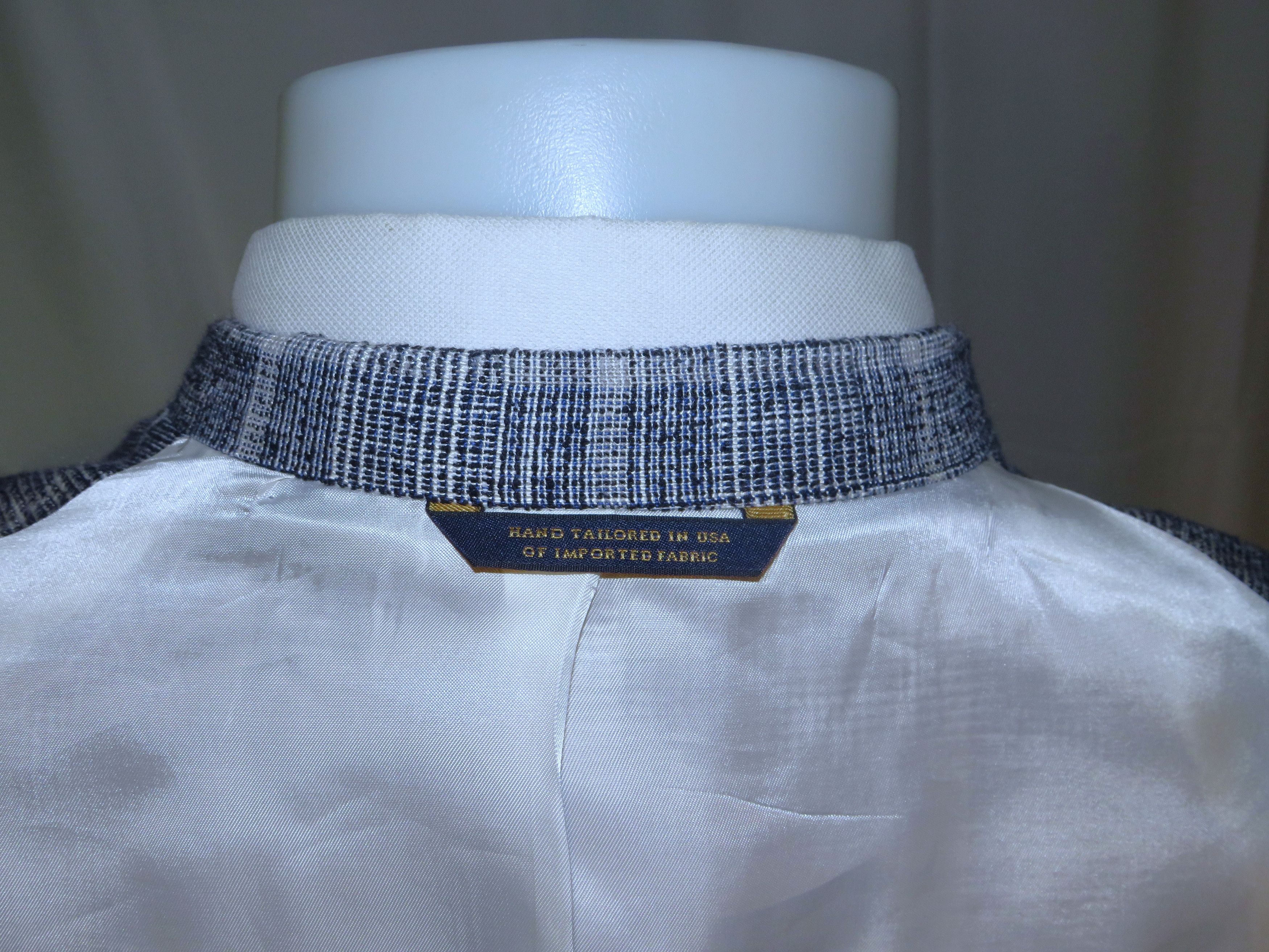 Brooks Brothers Golden Fleece Current Blue Plaid Two Button Suit 40R NWT Size 40R - 19 Thumbnail