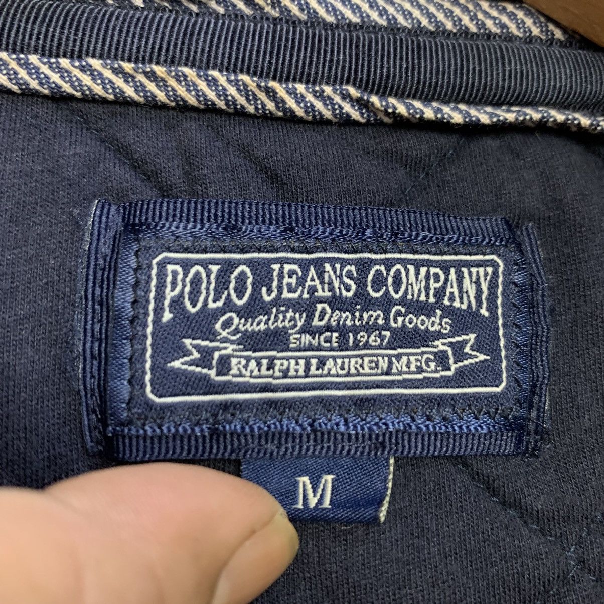 Vintage Polo Jeans Co. Ralph Lauren Quilted Military Jacket Size US S / EU 44-46 / 1 - 11 Thumbnail