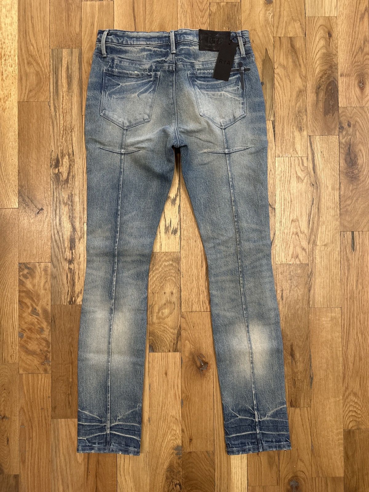 Rta RTA Clayton Worn Out Blue Denim Jeans Size 29 Size US 29 - 2 Thumbnail