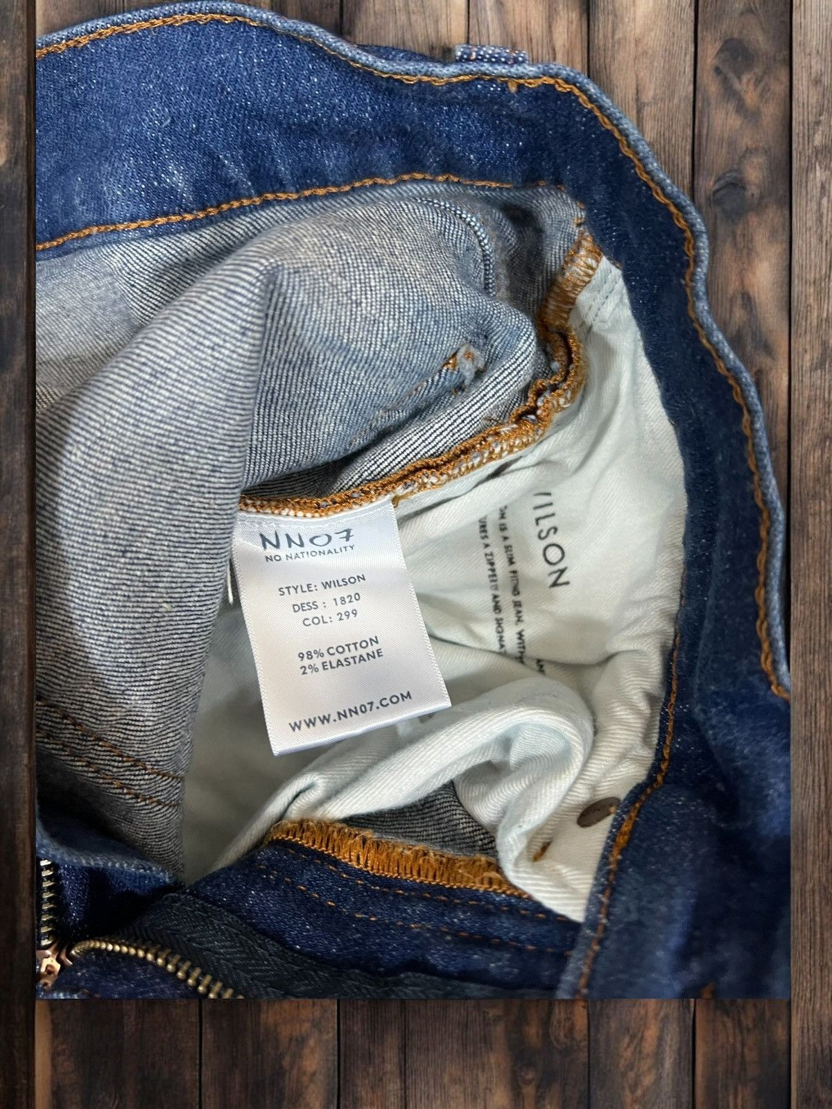 NN07 NN07 No Nationality Wilson jeans size W29 L30 Size US 29 - 6 Thumbnail