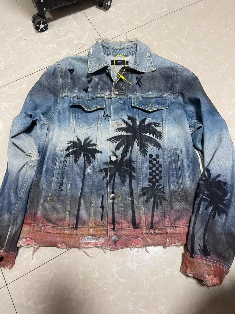 Amiri Amiri coconut denim jacket-2506 Size US L / EU 52-54 / 3 - 1 Thumbnail