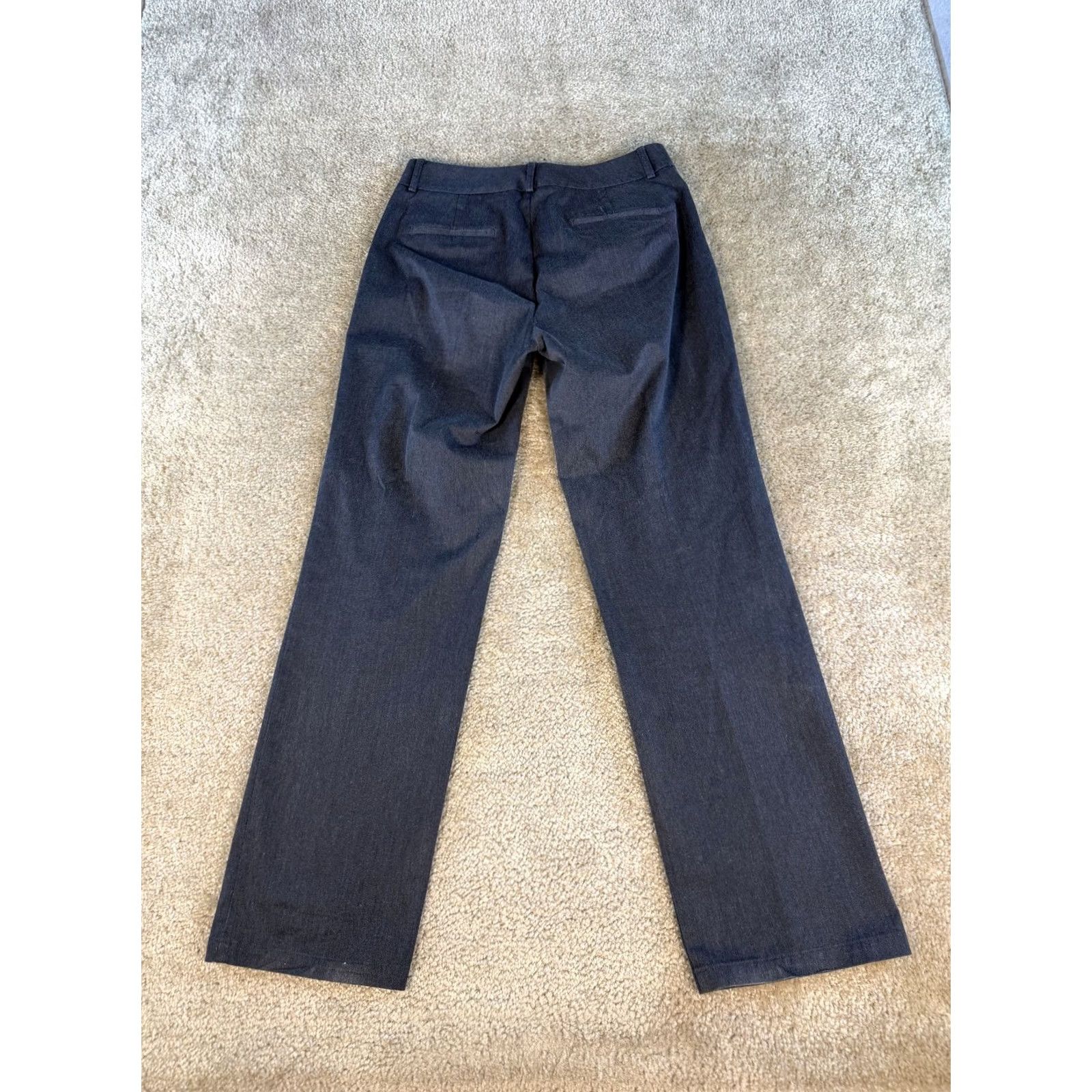 Dockers DOCKERS Women's Metro Trousers Pants Size 6 Gray Straight Leg Stretch Size 28" / US 6 / IT 42 - 7 Thumbnail