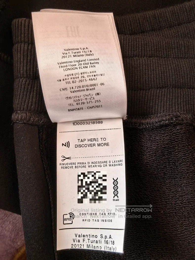 Valentino Valentino Irregular splicing black sweatpants Size US 30 / EU 46 - 8 Thumbnail