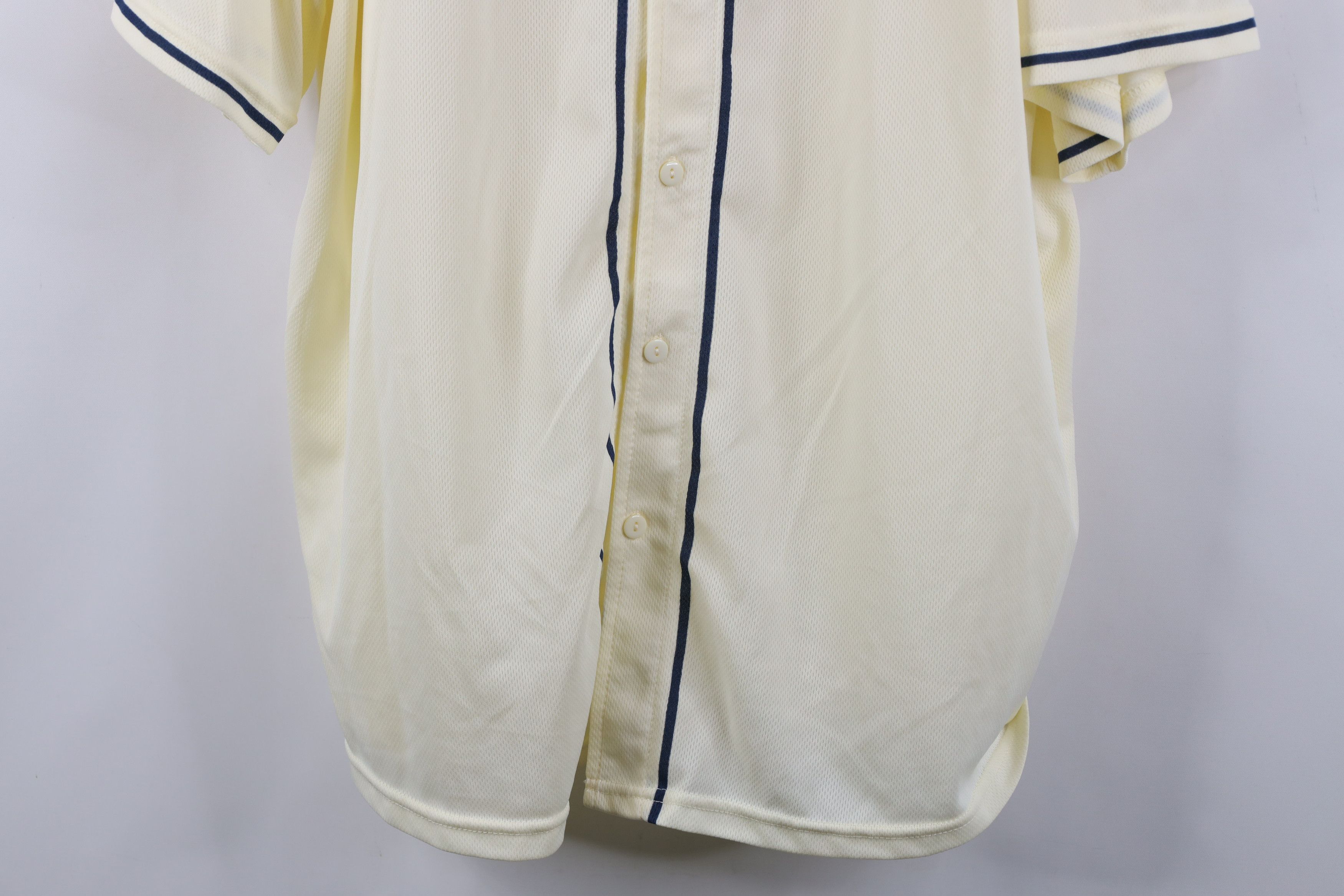Vintage Vintage Y2K Negro League Detroit Stars Baseball Jersey Cream Size US XXL / EU 58 / 5 - 3 Thumbnail