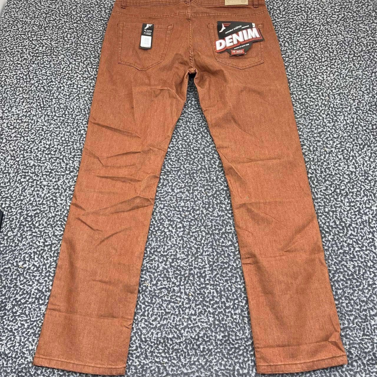 Other Footprint Manufacture Jeans Men 36x32 Straight Denim Pants Size US 36 / EU 52 - 2 Thumbnail
