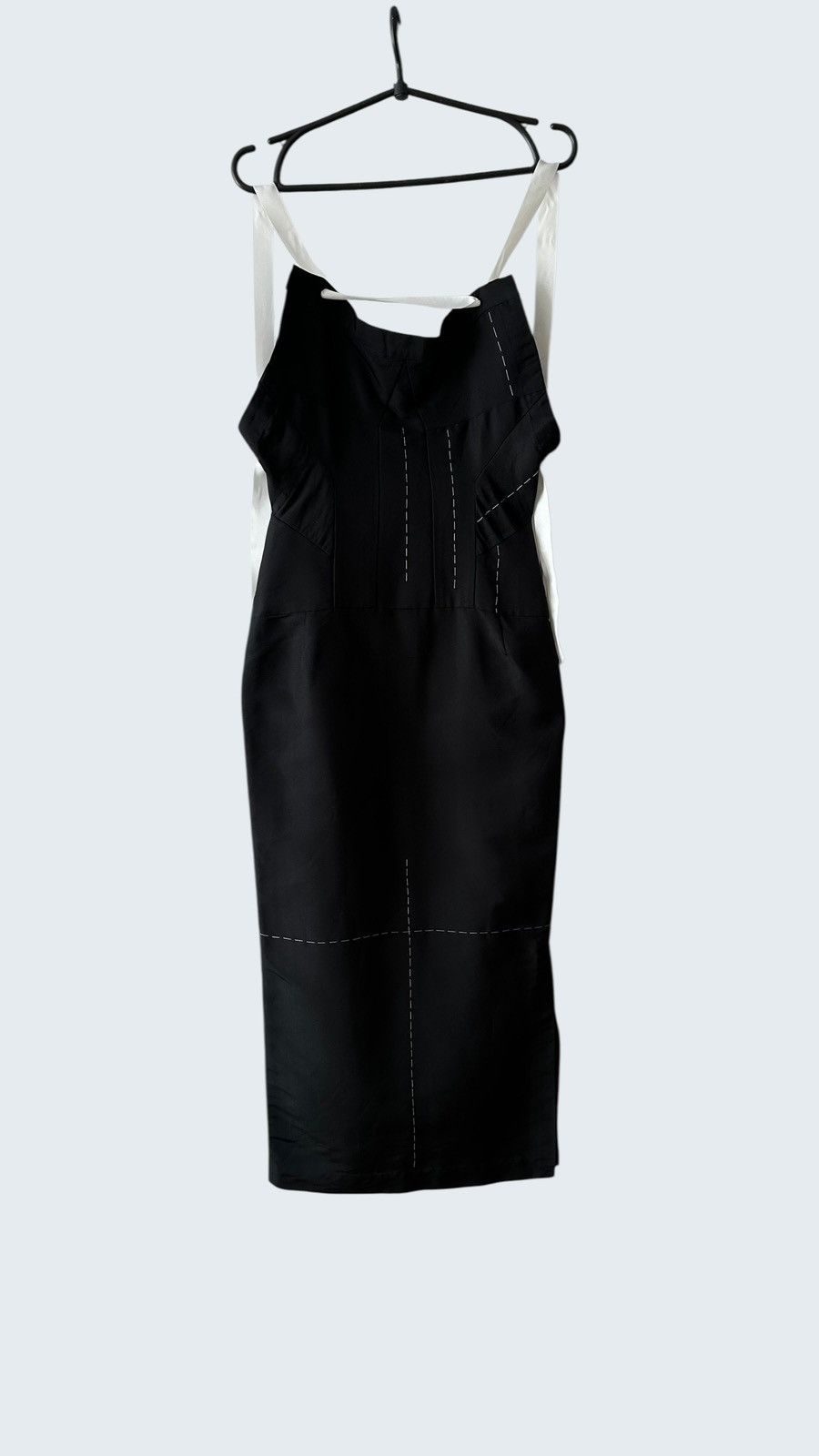 Yohji Yamamoto Yohji Yamamoto SS2000 Runway Backless Silk Stitch Dress Size S / US 4 / IT 40 - 7 Thumbnail