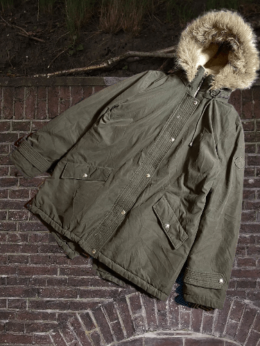 Polo Ralph Lauren Faux Fur-Trim Down Parka Size L