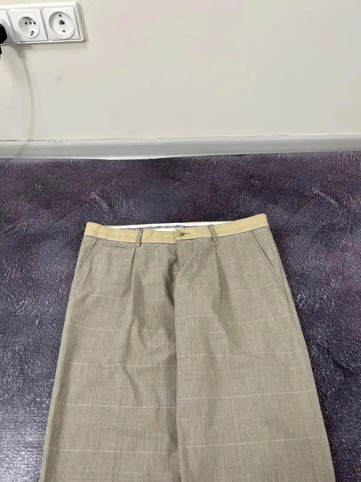Dolce & Gabbana × Vintage Vintage Dolce & Gabbana Women's Rare Checkered Baggy Pants Size 34" / US 12 / IT 48 - 4 Thumbnail