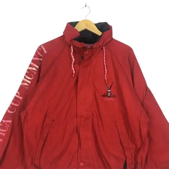 Nautica Vtg 1991 NAUTICA CUP COMPETITION Sailing Gear Jacket Coat Size US L / EU 52-54 / 3 - 2 Thumbnail
