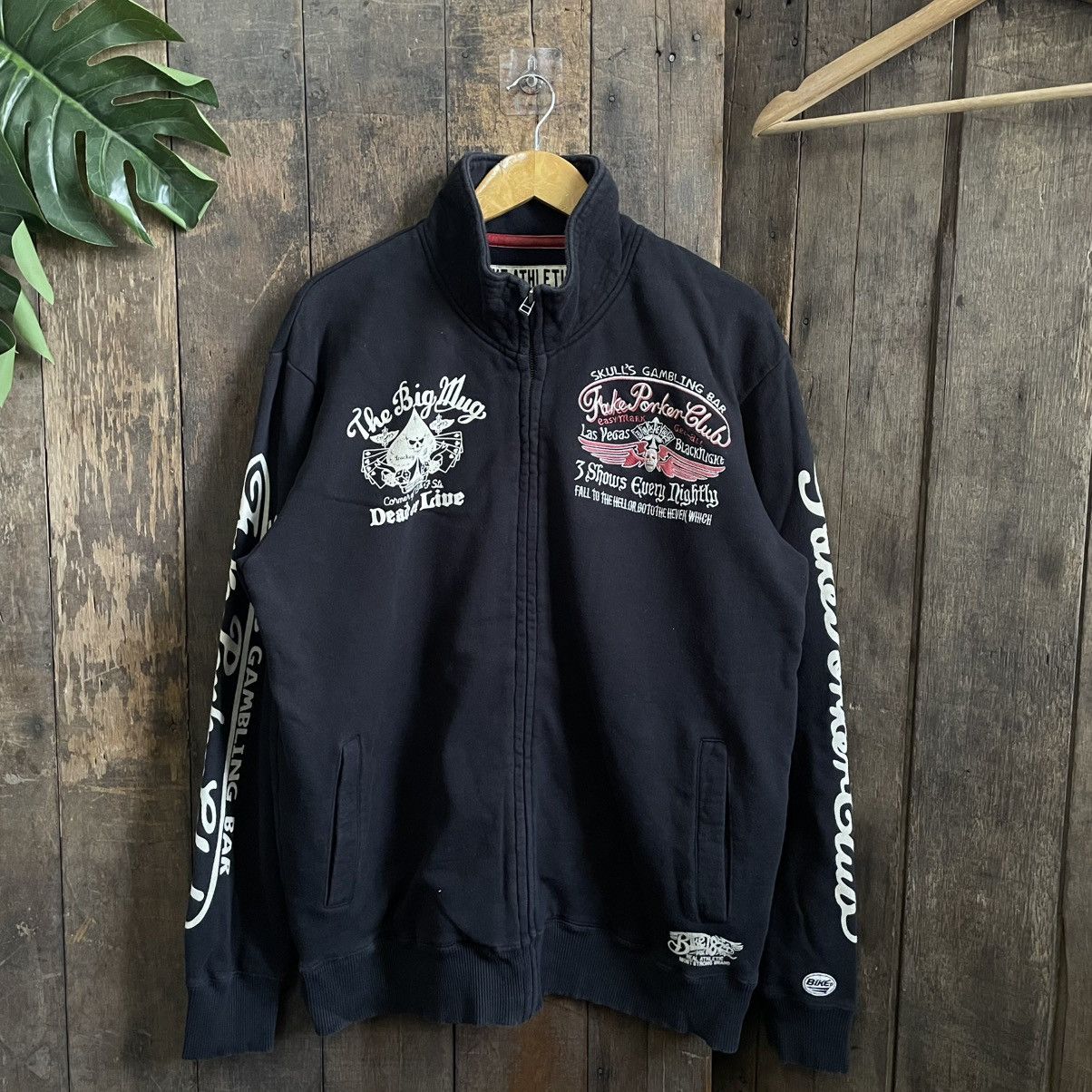 Vintage Vintag Bike Athletic Fake Porker Club Jacket Size US XL / EU 56 / 4 - 1 Thumbnail