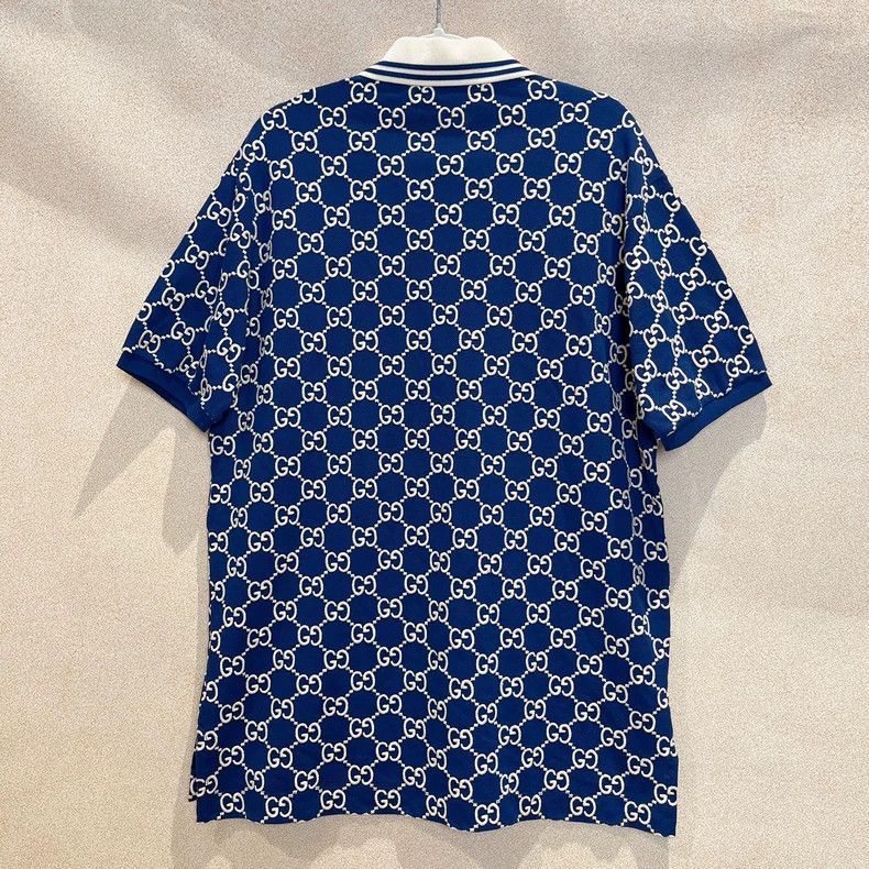 Gucci Gucci full-print short-sleeved polo shirt 2503-Nextarrow Size US M / EU 48-50 / 2 - 2 Thumbnail