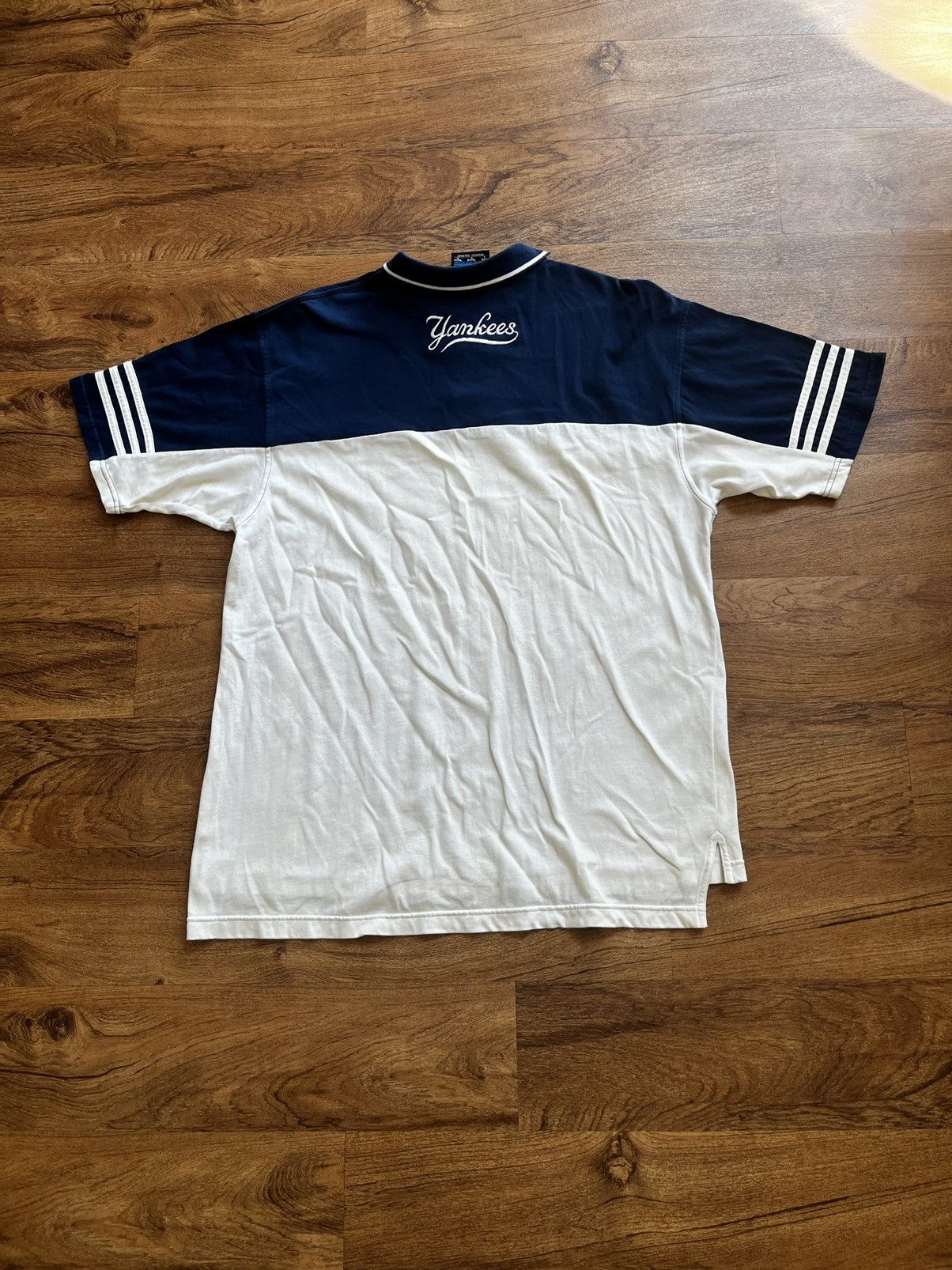 MLB Two-Tone Adidas NY Yankees Polo Shirt Size US L / EU 52-54 / 3 - 2 Thumbnail