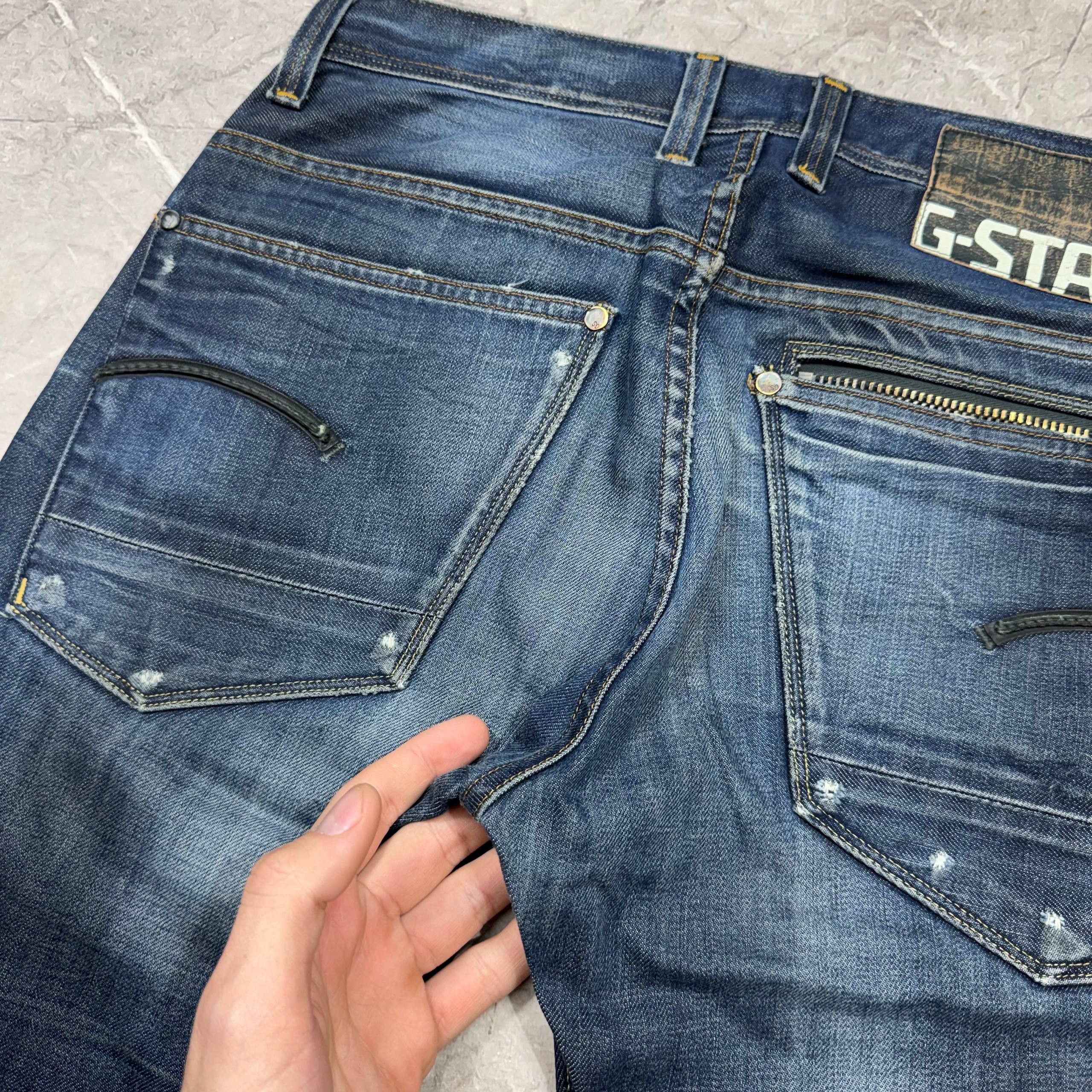 G-Star Vintage Baggy G-STAR Raw Jeans Short Mens Size 31x32 Size US 33 - 2 Thumbnail