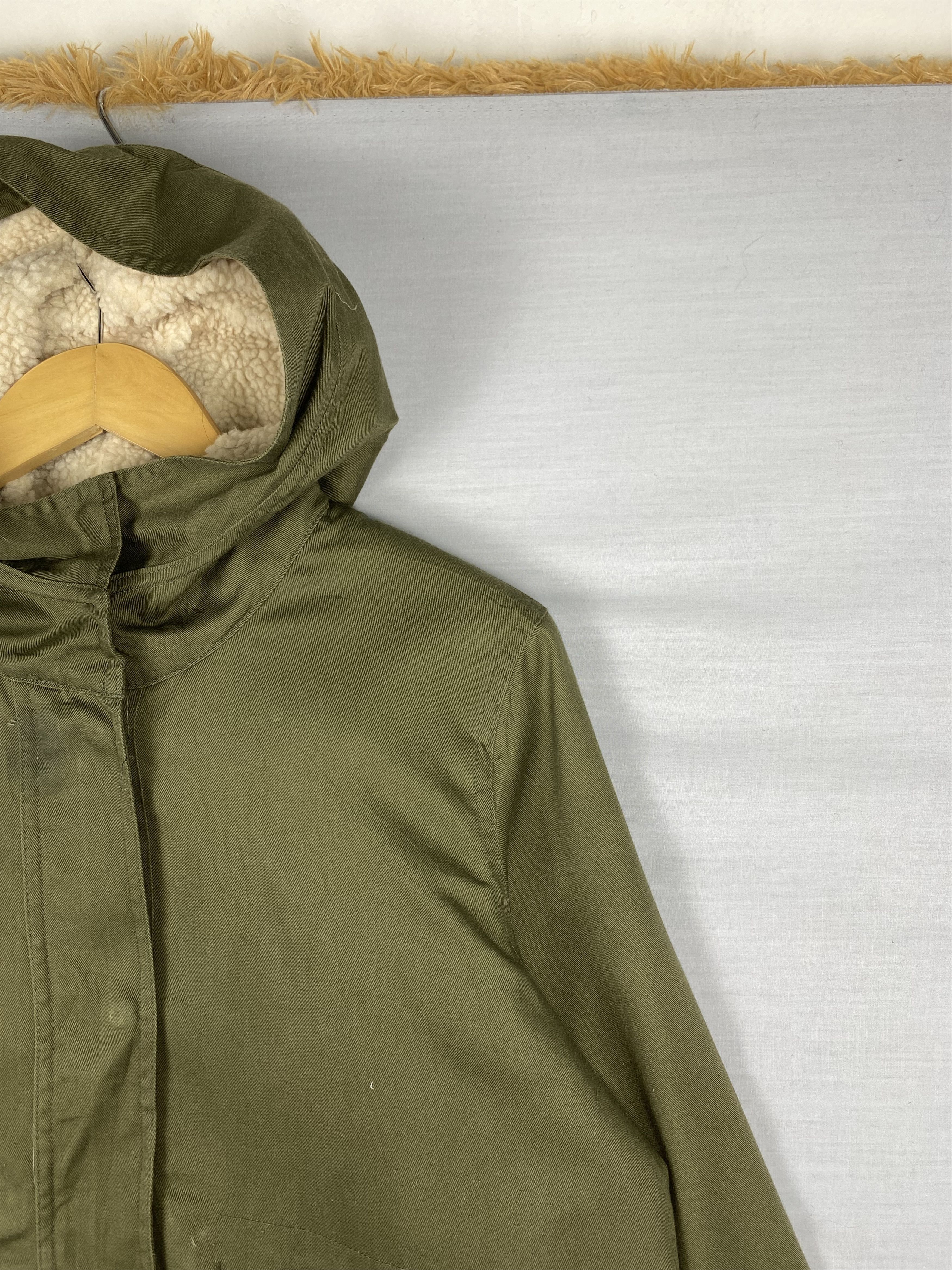 Japanese Brand Vintage Spinash Fleece Lining Hoodie Button Up Jacket Size US M / EU 48-50 / 2 - 2 Thumbnail