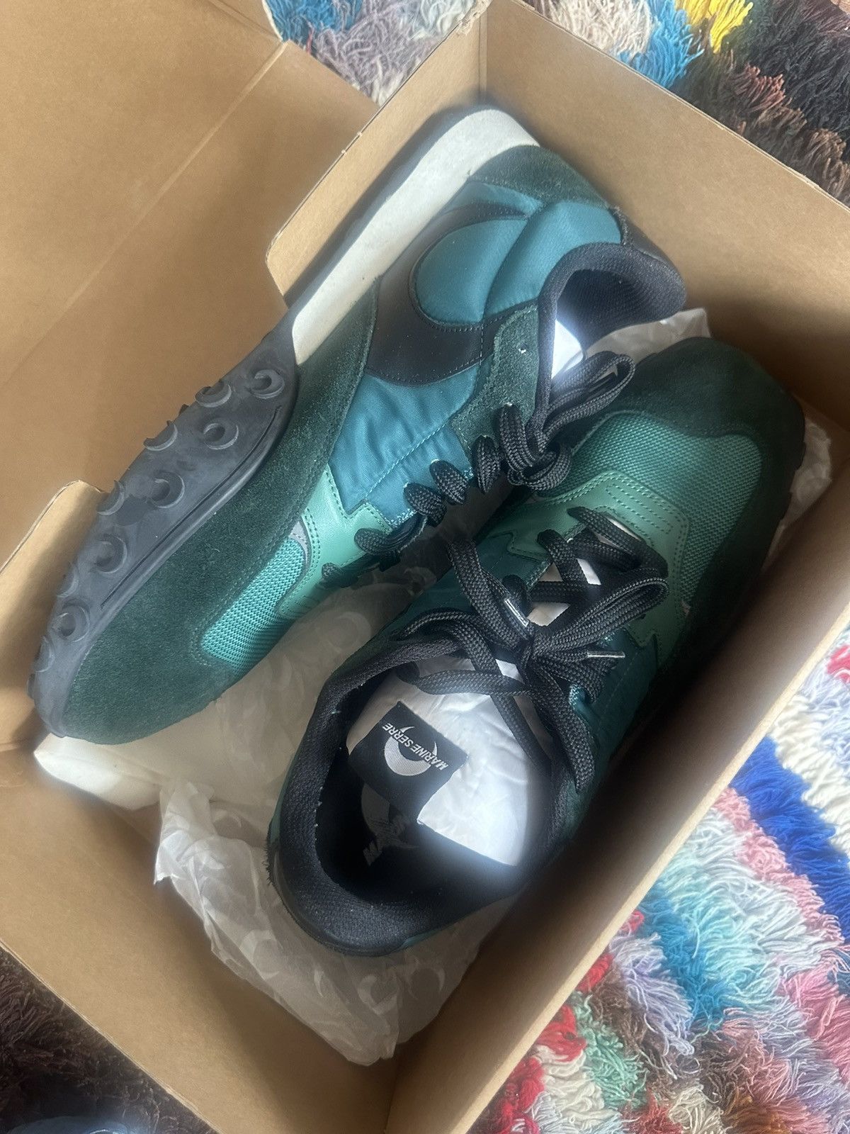 Marine Serre Marine Serre MS-Rise 22 low-top sneakers $495 Retail Size US 11 / EU 44 - 4 Thumbnail
