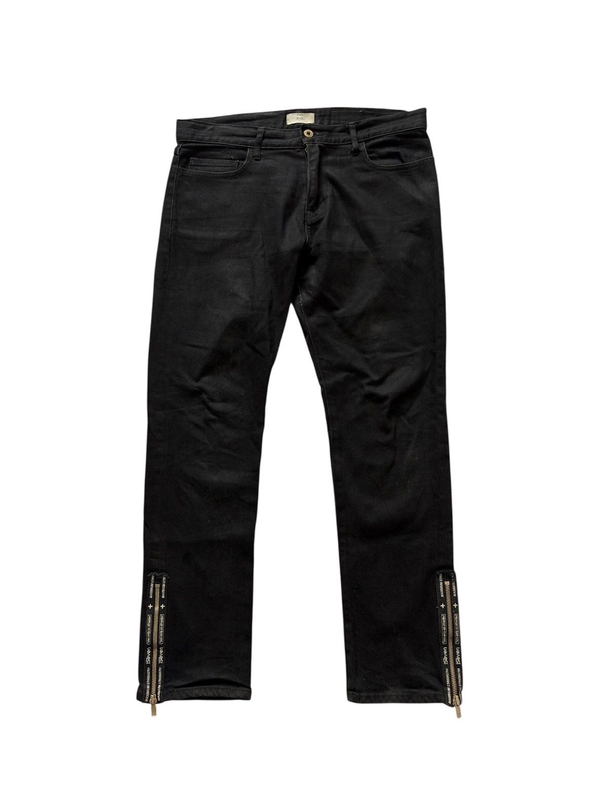 Studio Seven STUDIO SEVEN ZIP ANKLE TROUSER PANTS Size US 32 / EU 48 - 1 Thumbnail