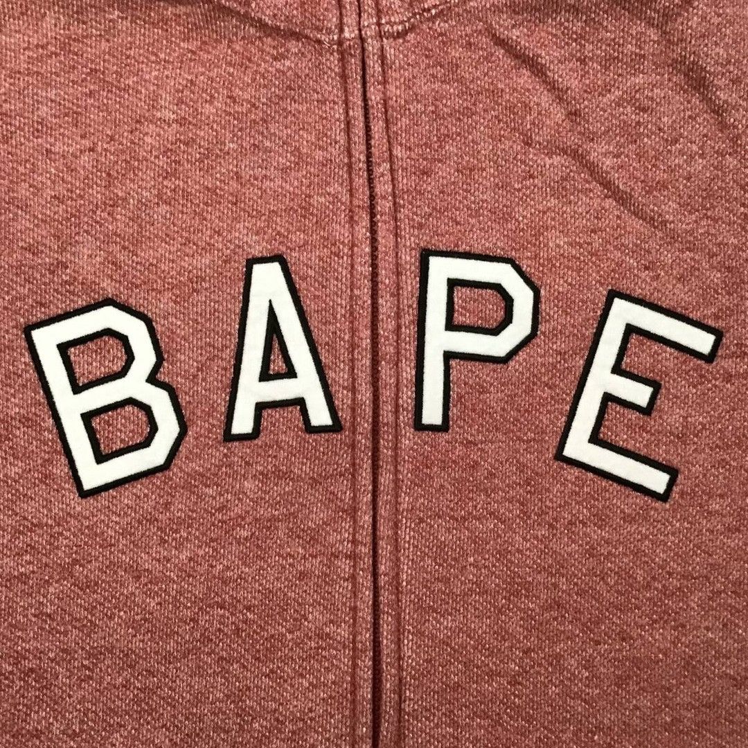 Bape BAPE LOGO full zip hoodie a bathing ape Size US L / EU 52-54 / 3 - 2 Thumbnail