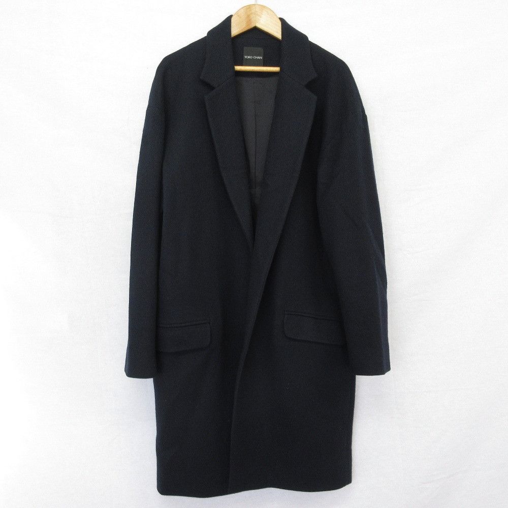 Other Other YOKO CHAN Wool Chester Coat Textile Outerwear DUTY FREE for USA Size ONE SIZE - 1 Thumbnail