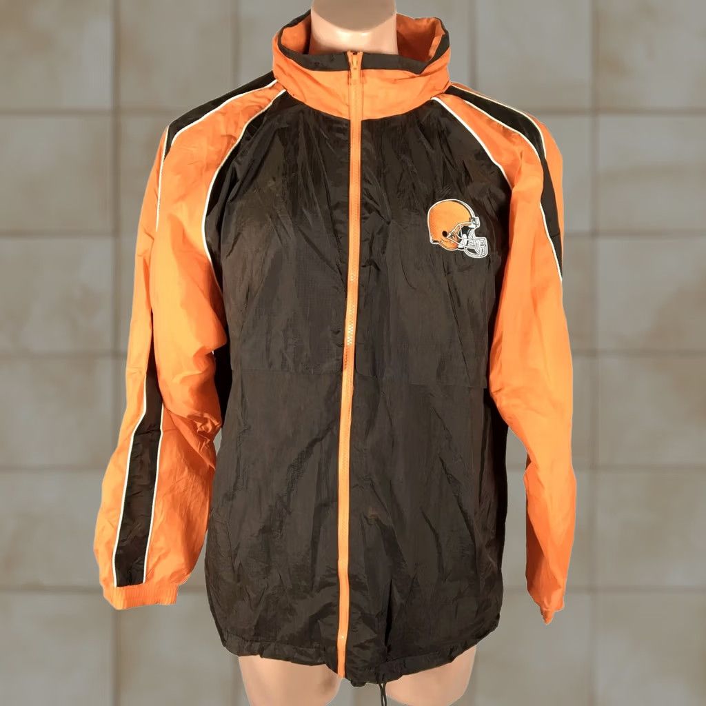 Logo Athletic Vintage Logo Athletic Cleveland Browns NFL Game Day Jacket 90s Mens M Size US M / EU 48-50 / 2 - 1 Thumbnail