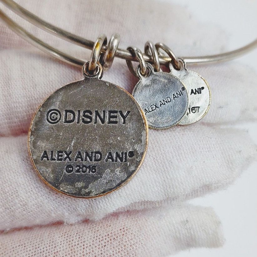 Disney Disney Mickey's Fun Wheel Bangle Alex and Ani - Silver Toned Size ONE SIZE - 3 Thumbnail