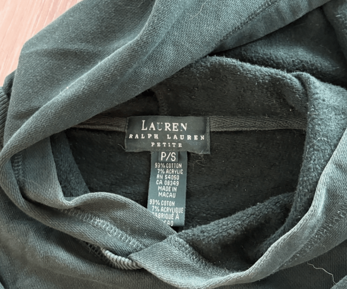 Ralph Lauren Women's Forest Green RL Boxy/Cropped Hoodie Size S / US 4 / IT 40 - 4 Thumbnail
