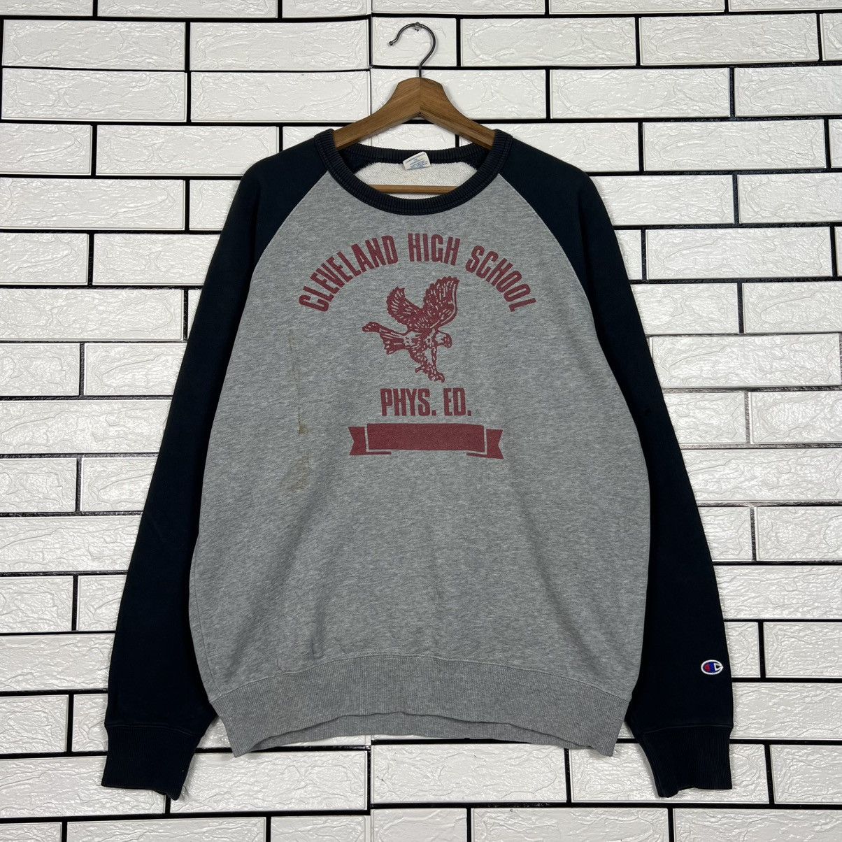 Champion CHAMPION Cleverland High School Sweatshirt #3970-C181 Size US L / EU 52-54 / 3 - 1 Thumbnail
