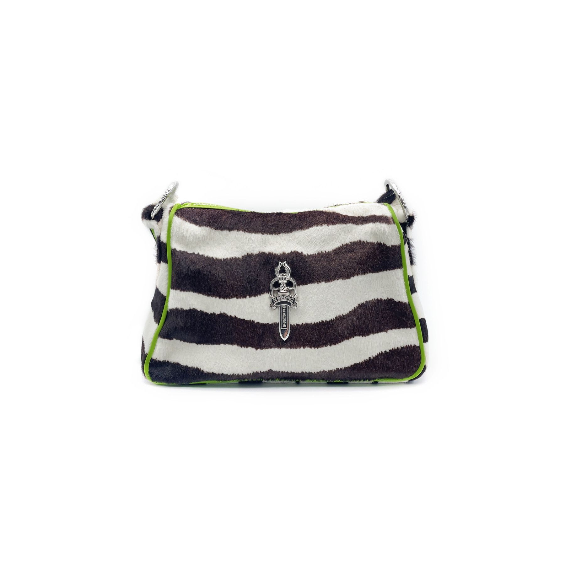 Chrome Hearts Chrome Hearts Pony Hair Zebra Stripe Chicken Nugget Bag Size ONE SIZE - 1 Thumbnail