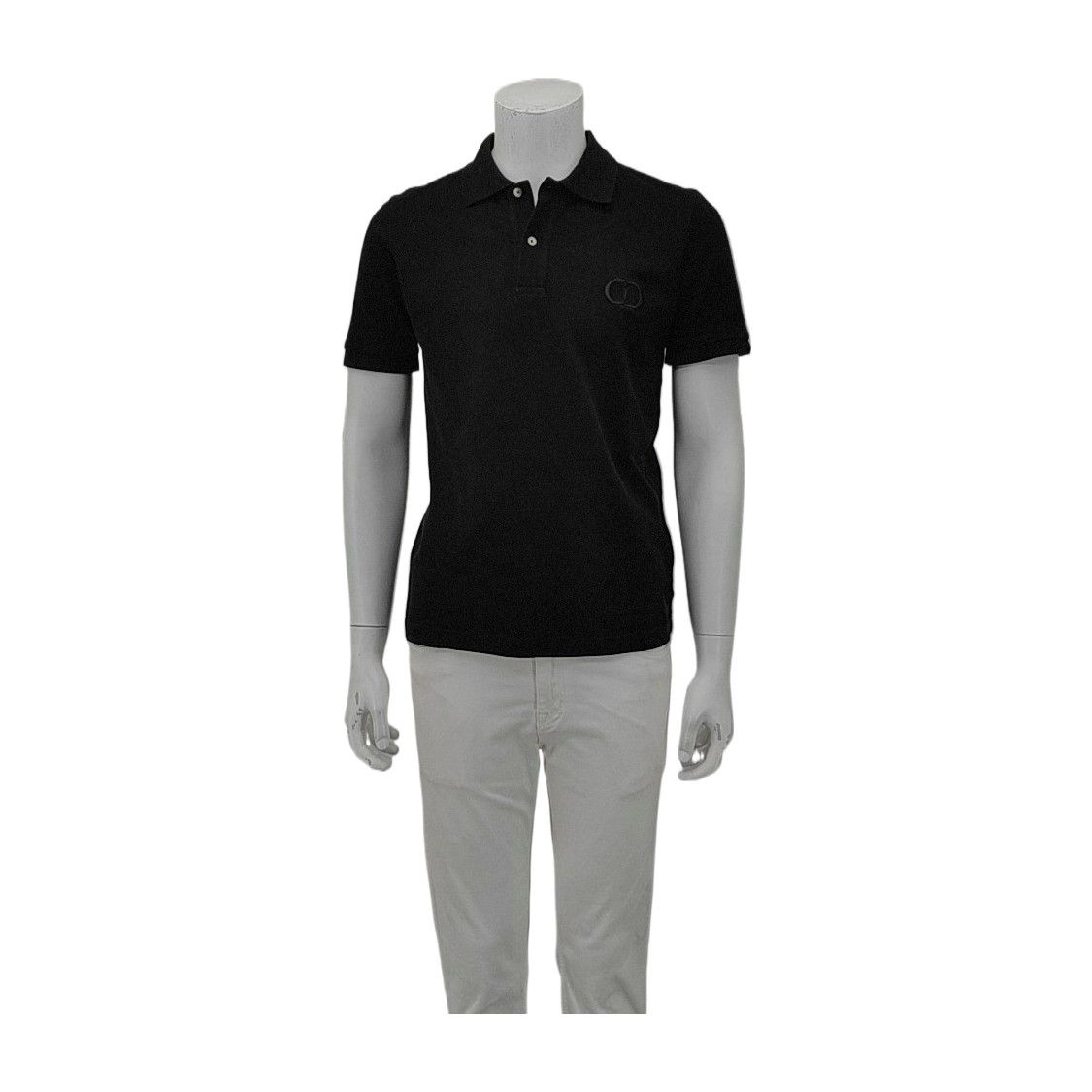 Dior Dior Homme Black Cotton Polo Shirt Size M Size US M / EU 48-50 / 2 - 1 Thumbnail