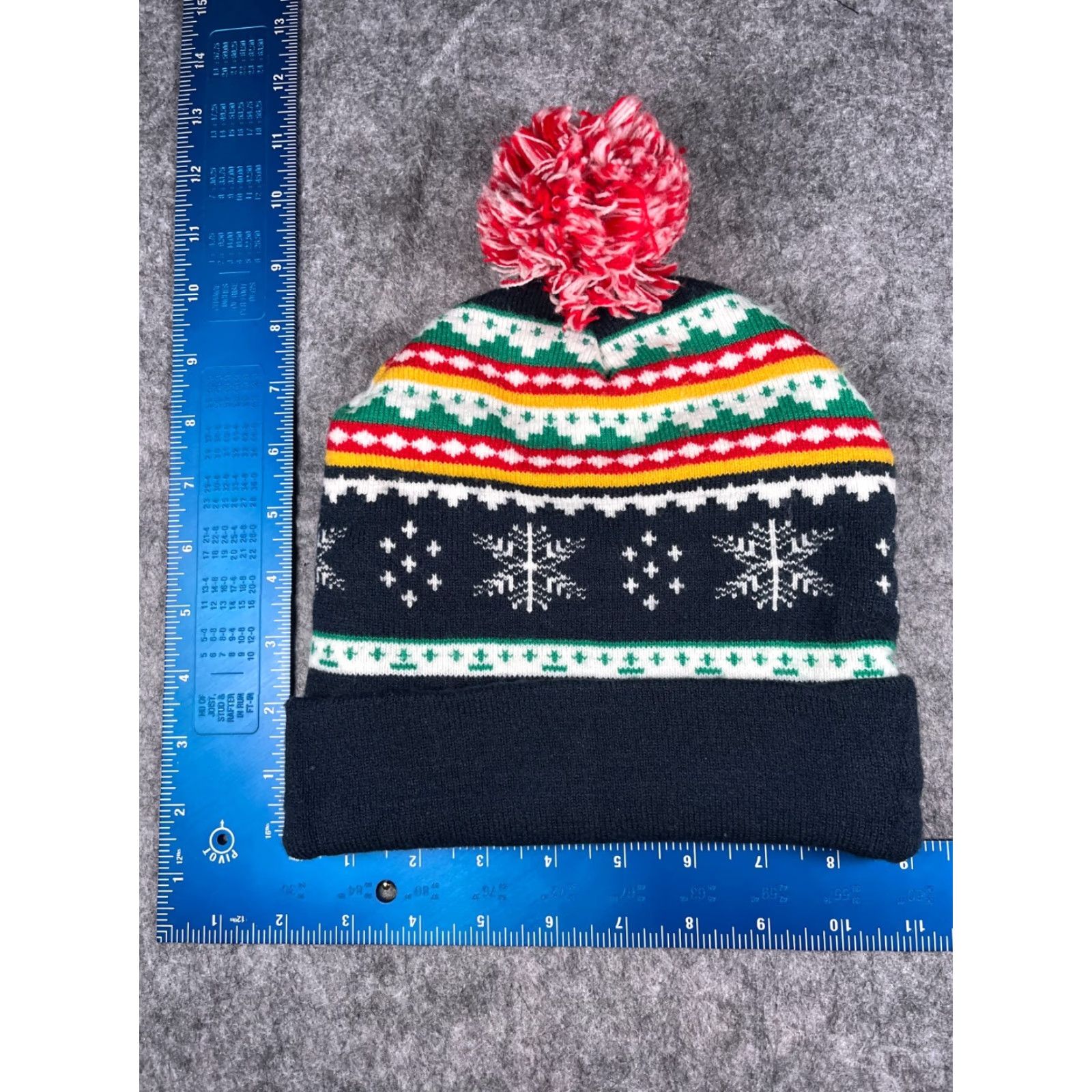 Vintage VINTAGE Capelli New York Beanie Toque Adult One Size Blue Fair Isle Knit Acrylic Winter Casual Outdoor Ski Mens Size ONE SIZE - 4 Thumbnail