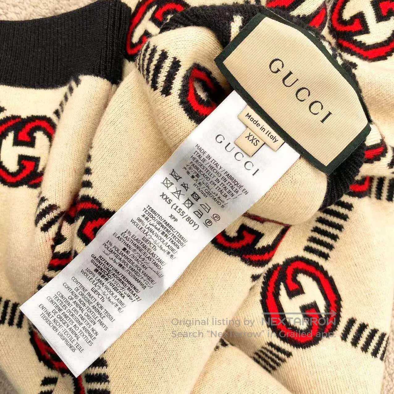 Gucci Guicci Full print double G on both sides of the dress| Size XXS / US 00 / IT 34 - 6 Thumbnail