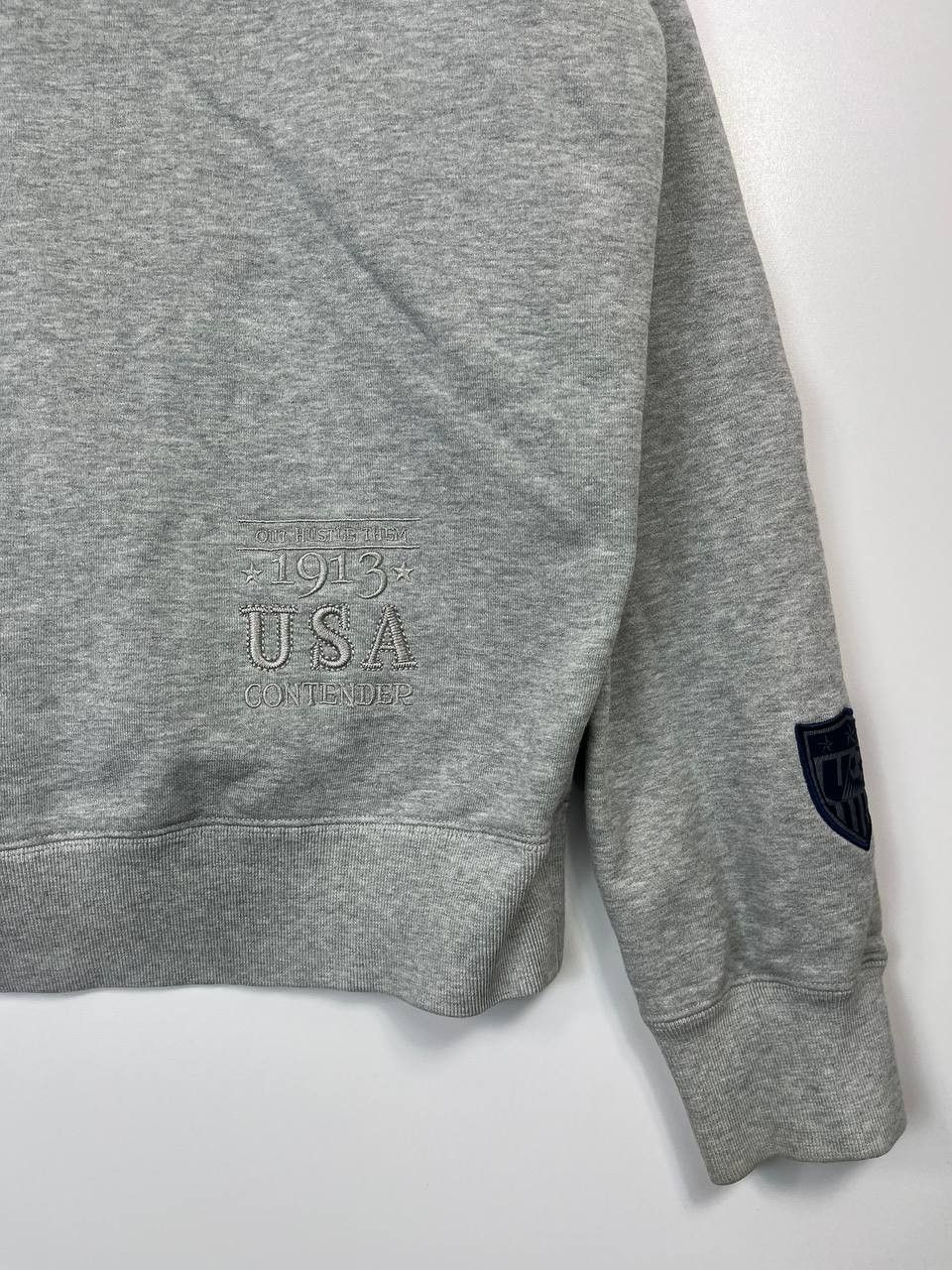 Nike Nike Usa Flag Zip Hoodie Grey Full Zip Sweatshirt American L Size US L / EU 52-54 / 3 - 8 Thumbnail
