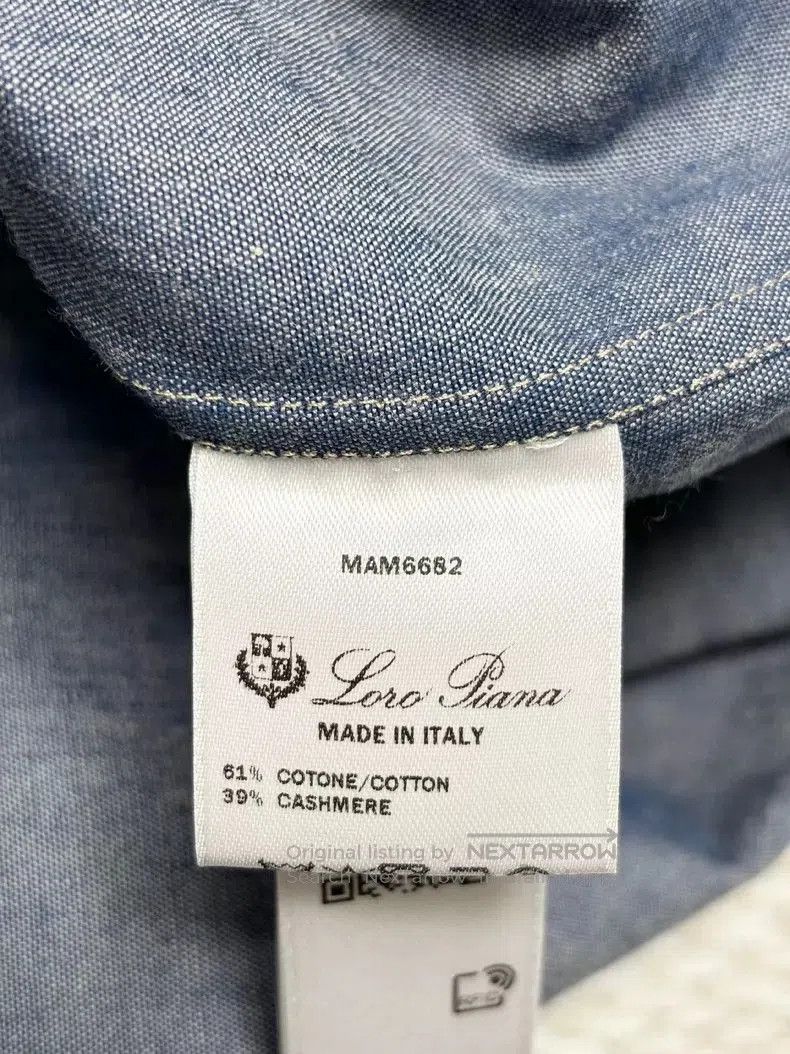 Loro Piana Loro Piana Blue Long Sleeve Shirt. Size US M / EU 48-50 / 2 - 5 Thumbnail