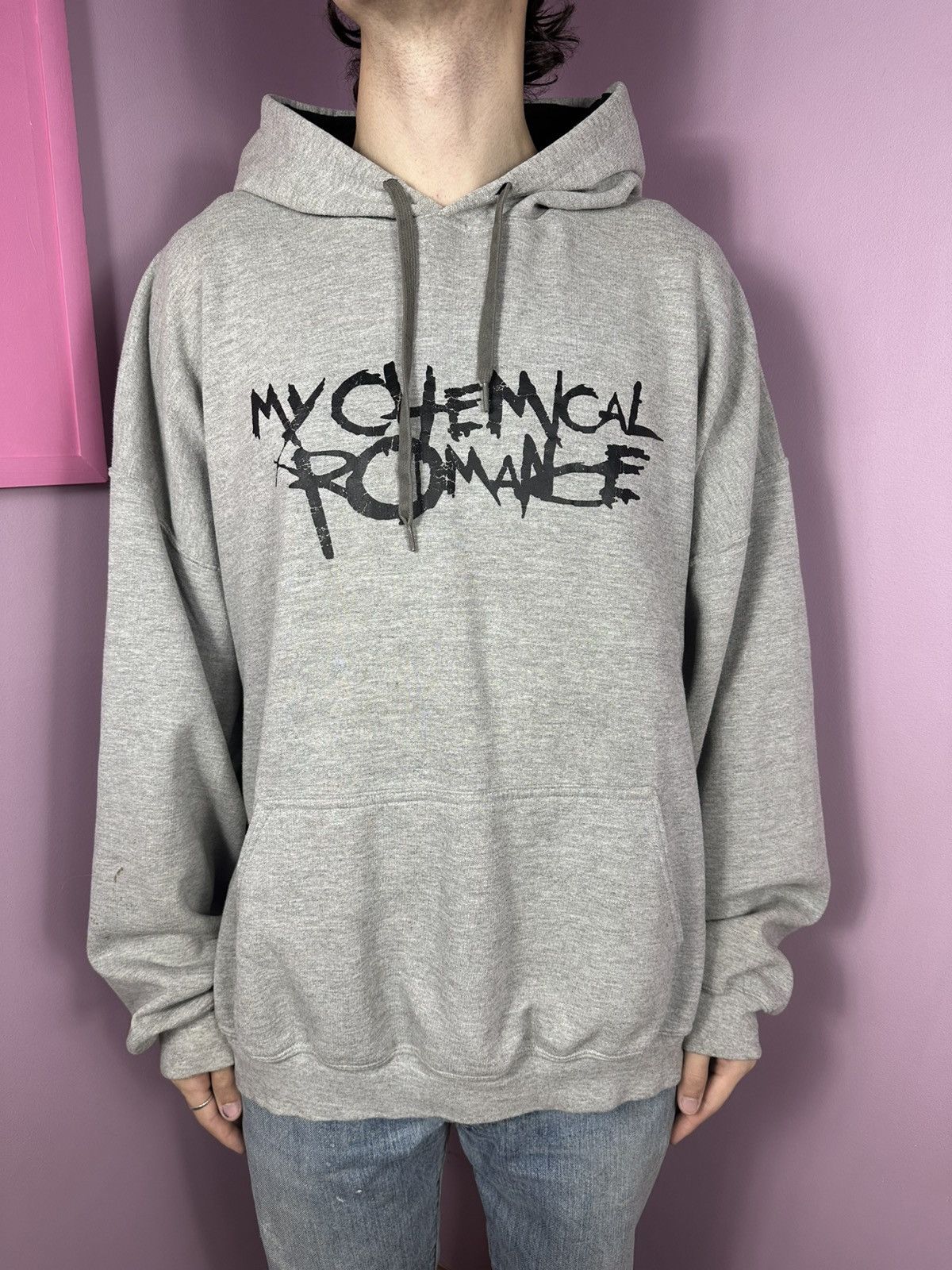 Gildan Vintage MCR My Chemical Romance Hoodie Spider Printed Size US XXL / EU 58 / 5 - 3 Thumbnail